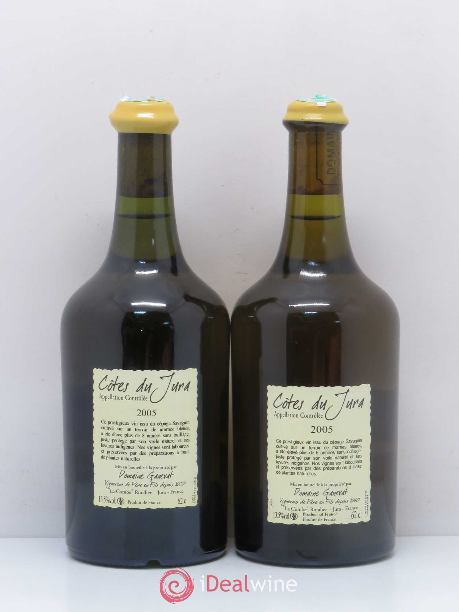 Côtes du Jura Vin Jaune Jean-François Ganevat (Domaine) 2005 - Lot de 2 bouteilles - 1