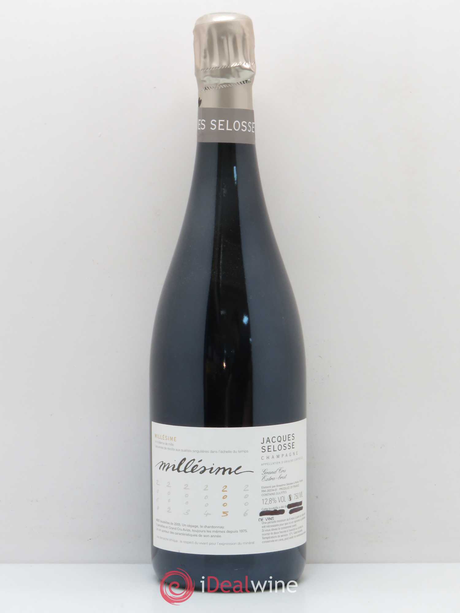 Champagne Grand Cru Extra-Brut Jacques Selosse 2005 - Posten von 1 Flasche - 0