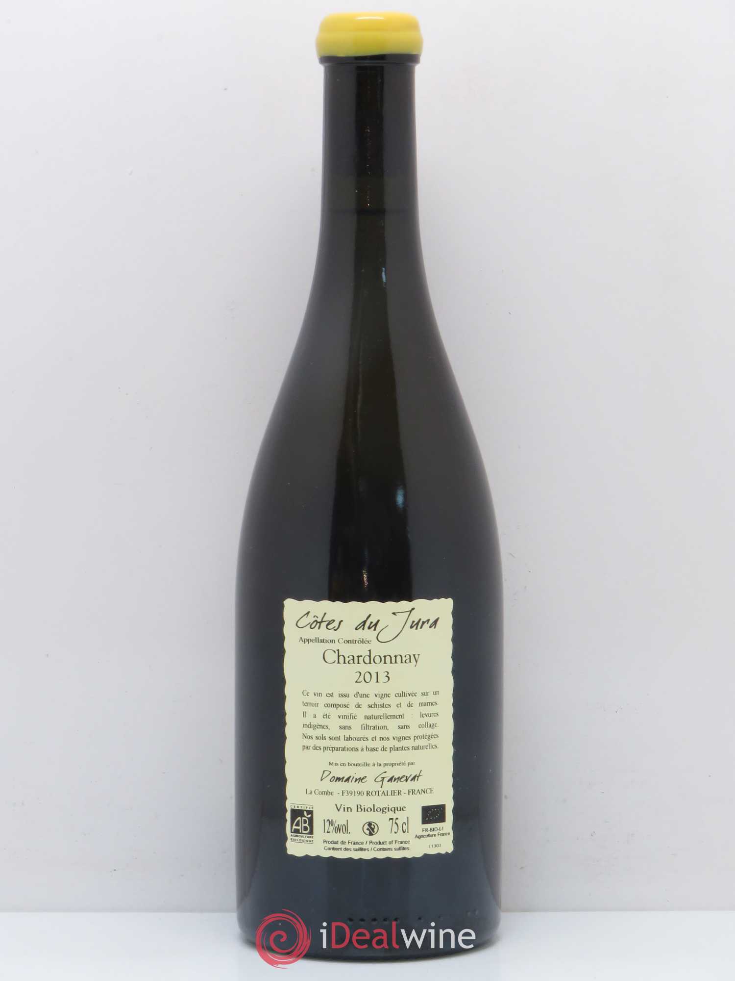 Côtes du Jura Grusse en Billat Jean-François Ganevat (Domaine) 2013 - Lot de 1 bouteille - 1