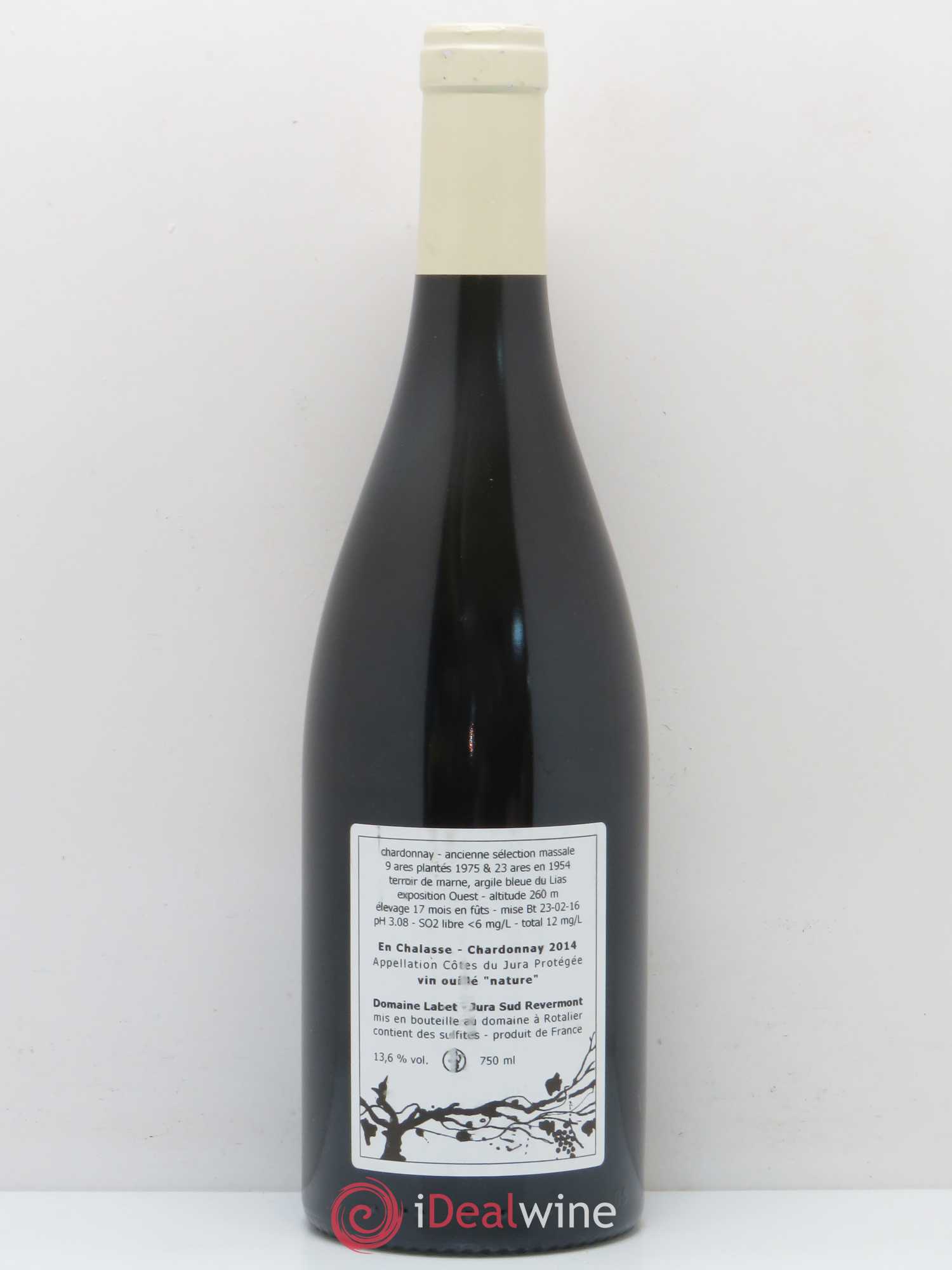 Côtes du Jura Chardonnay En chalasse Labet 2014 - Posten von 1 Flasche - 1
