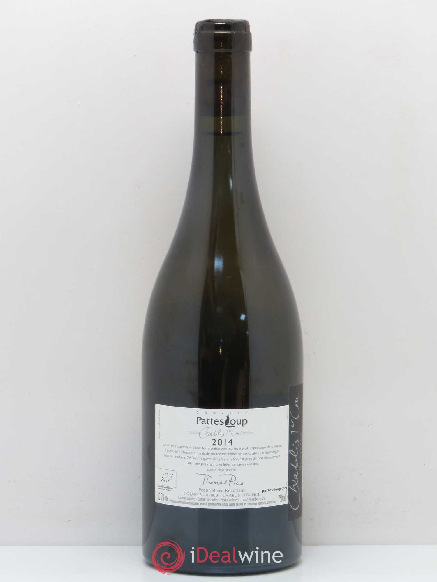 Chablis 1er Cru Butteaux Picot 2014 - Posten von 1 Flasche - 1