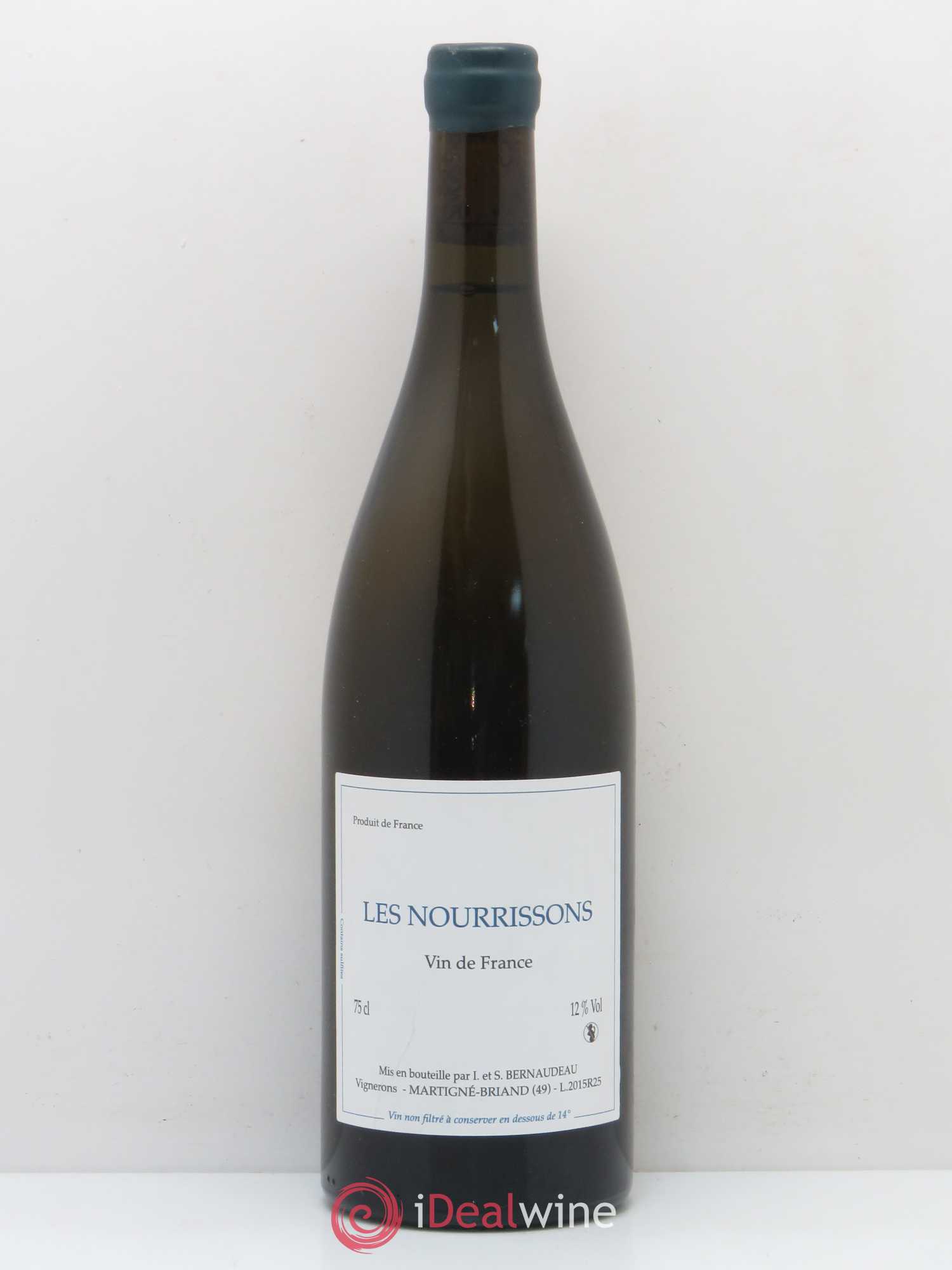 Vin de France Les Nourrissons Stéphane Bernaudeau 2015 - Lot de 1 bouteille - 0