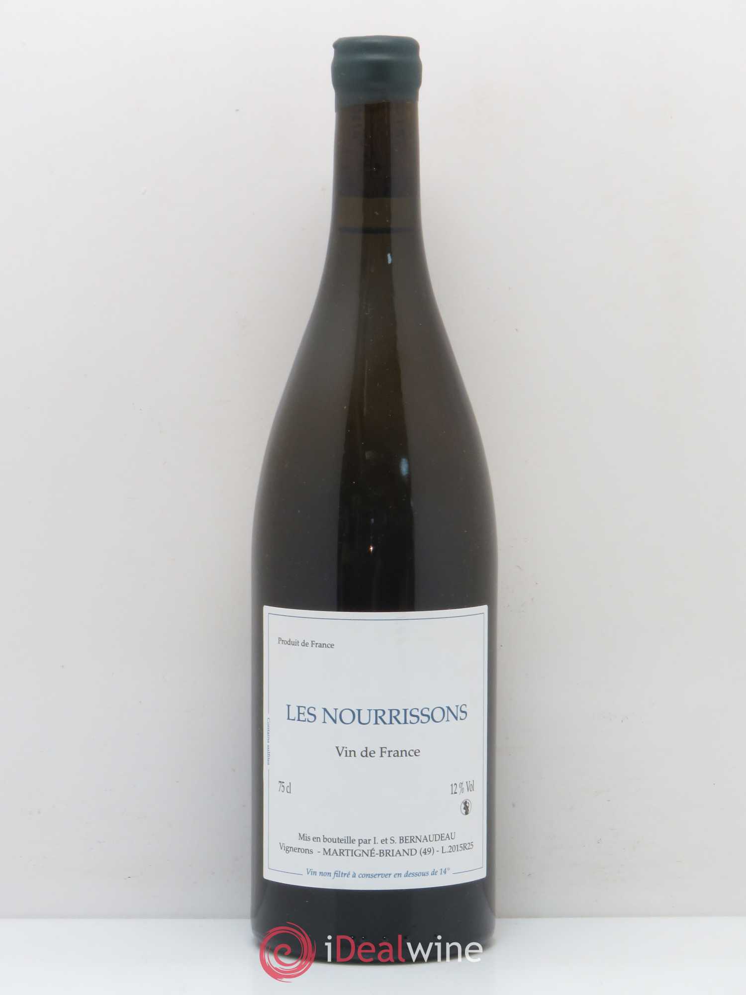 Vin de France Les Nourrissons Stéphane Bernaudeau 2015 - Lot de 1 bouteille - 0