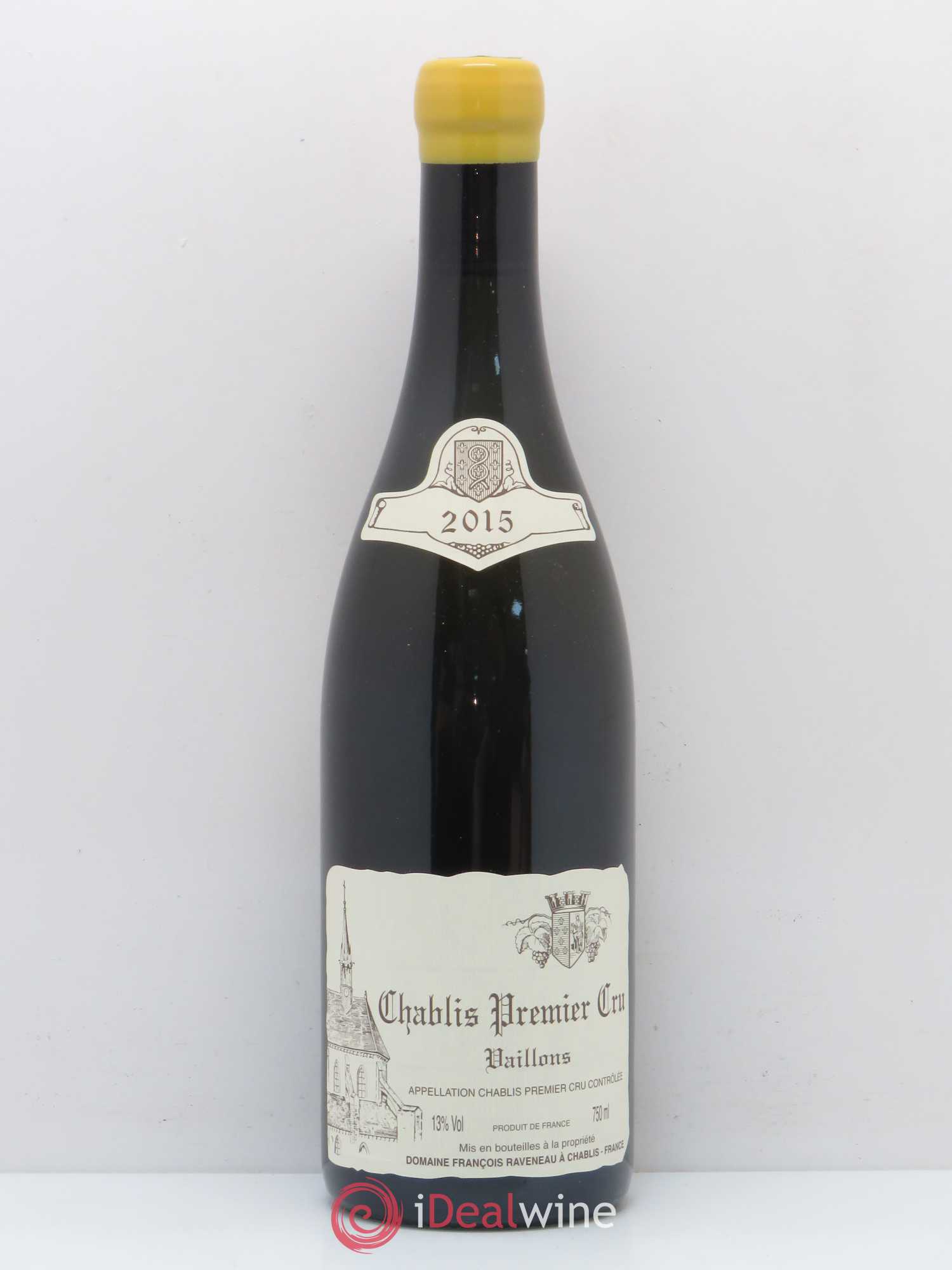 Chablis 1er Cru Vaillons Raveneau (Domaine) 2015 - Lot de 1 bouteille - 0