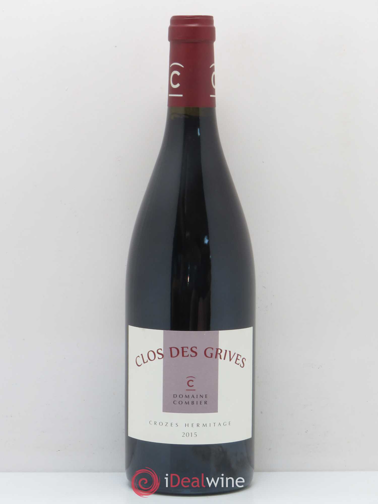 Crozes-Hermitage Clos des Grives Combier 2015 - Lot de 1 bouteille - 0