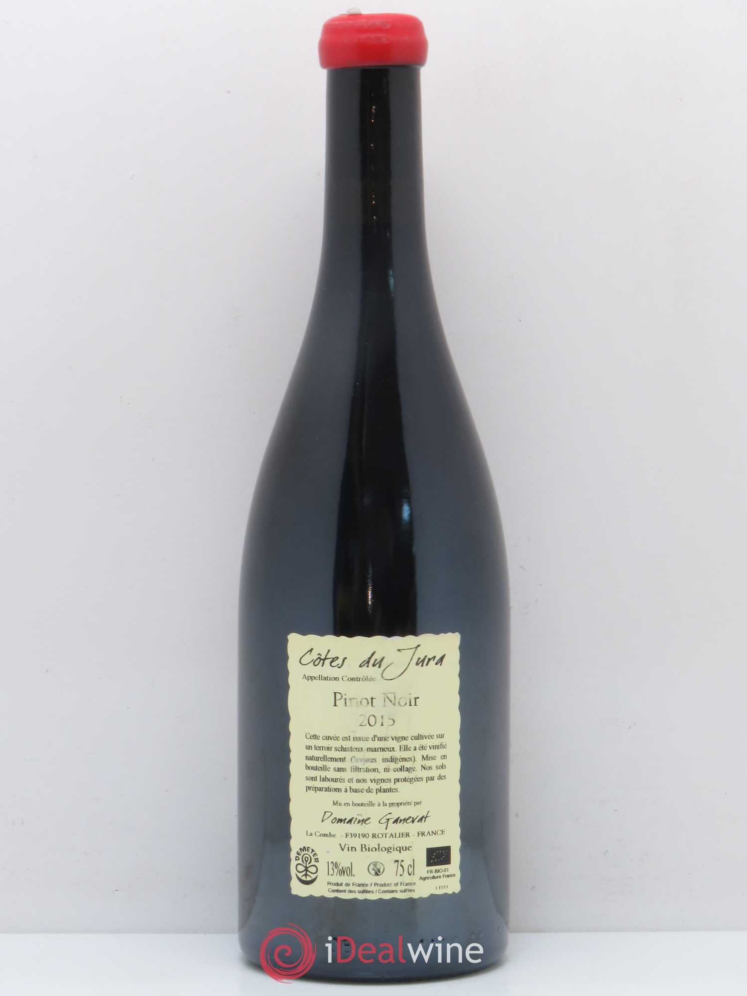 Côtes du Jura Pinot Noir En Billat Jean-François Ganevat (Domaine) 2015 - Lot de 1 bouteille - 1