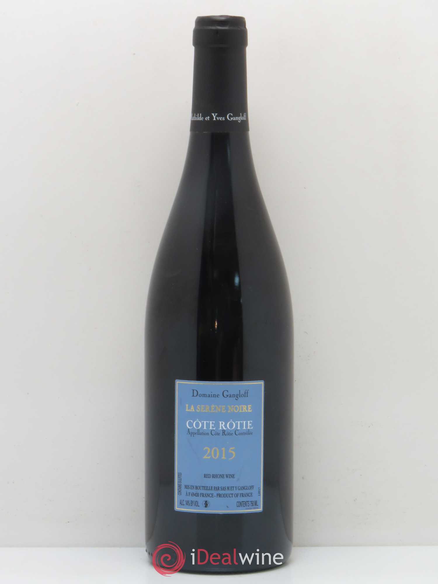 Côte-Rôtie La Sereine Noire Gangloff (Domaine) 2015 - Posten von 1 Flasche - 1