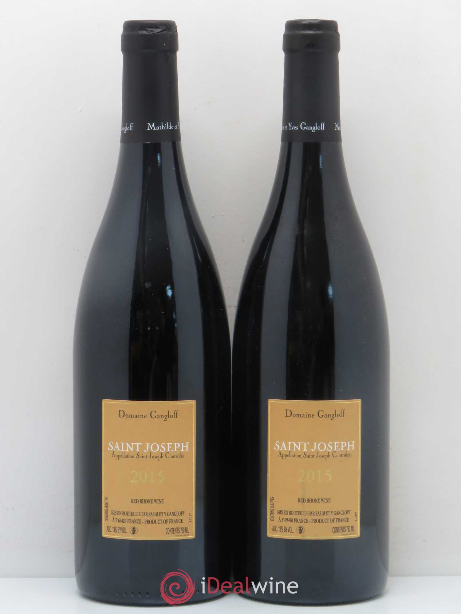 Saint-Joseph Gangloff (Domaine) 2015 - Lot de 2 bouteilles - 1