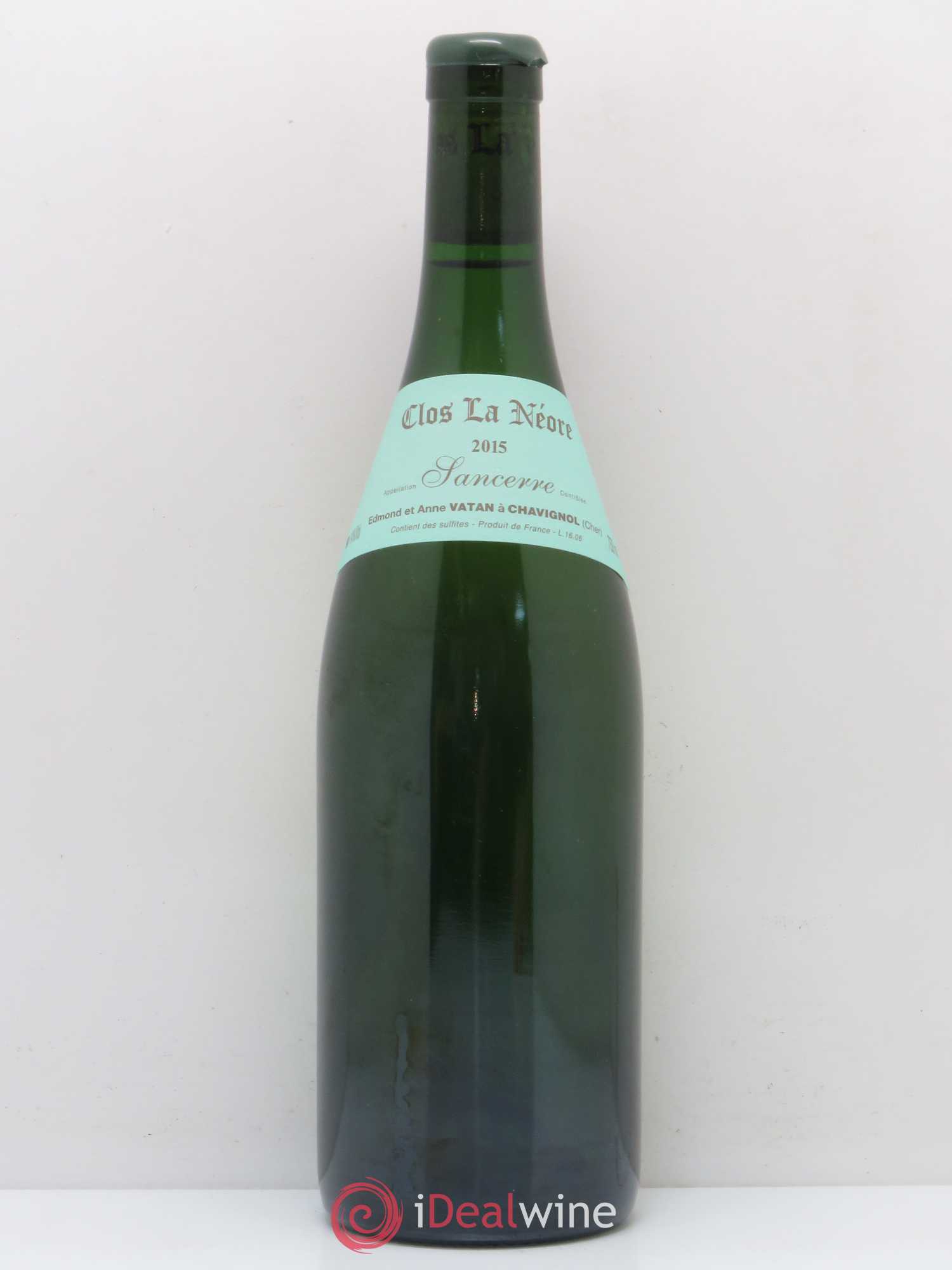 Sancerre Clos la Neore Edmond Vatan 2015 - Lot de 1 bouteille - 0