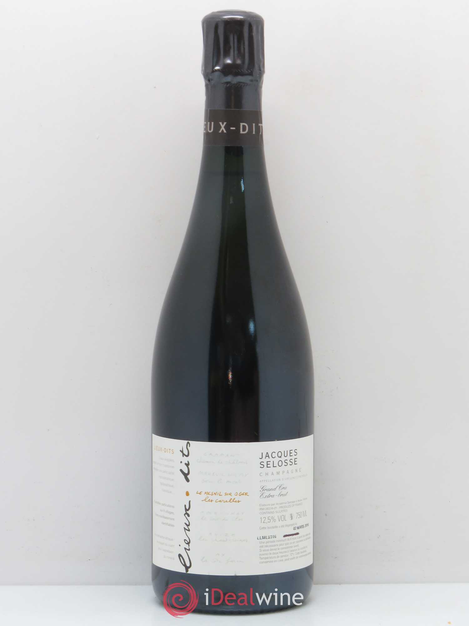 Les Carelles Blanc de Blancs Jacques Selosse - Lot de 1 bouteille - 0