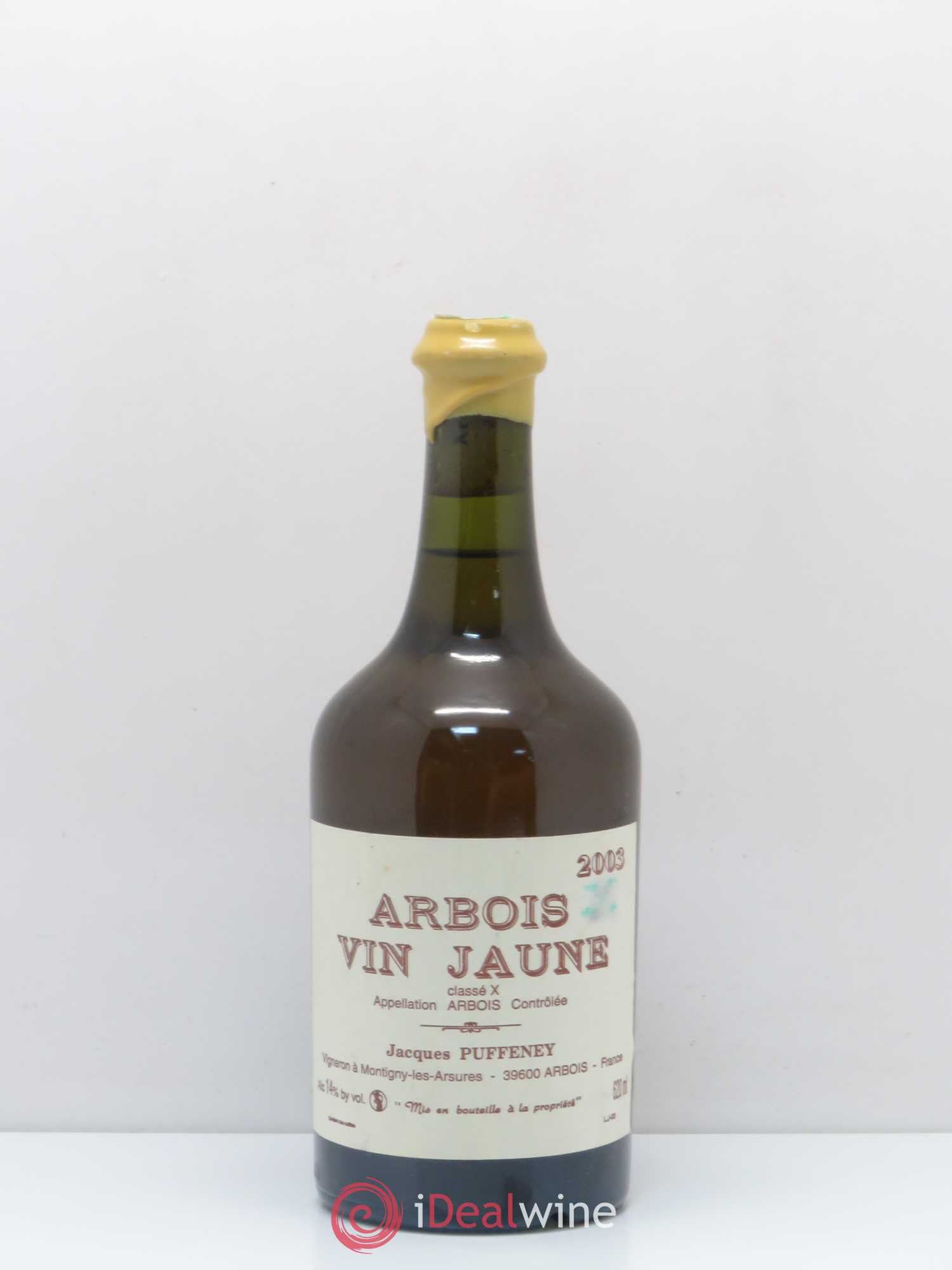 Arbois Vin Jaune Jacques Puffeney Classe X 2003 - Posten von 1 Flasche - 0