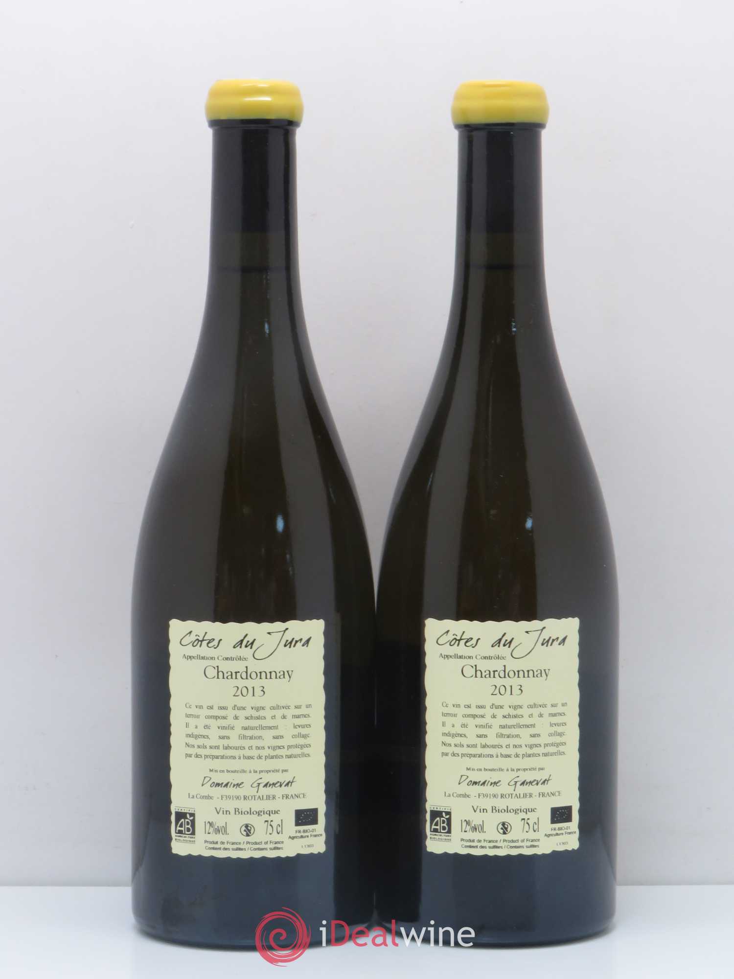 Côtes du Jura Grusse en Billat Jean-François Ganevat (Domaine) 2013 - Lot de 2 bouteilles - 1