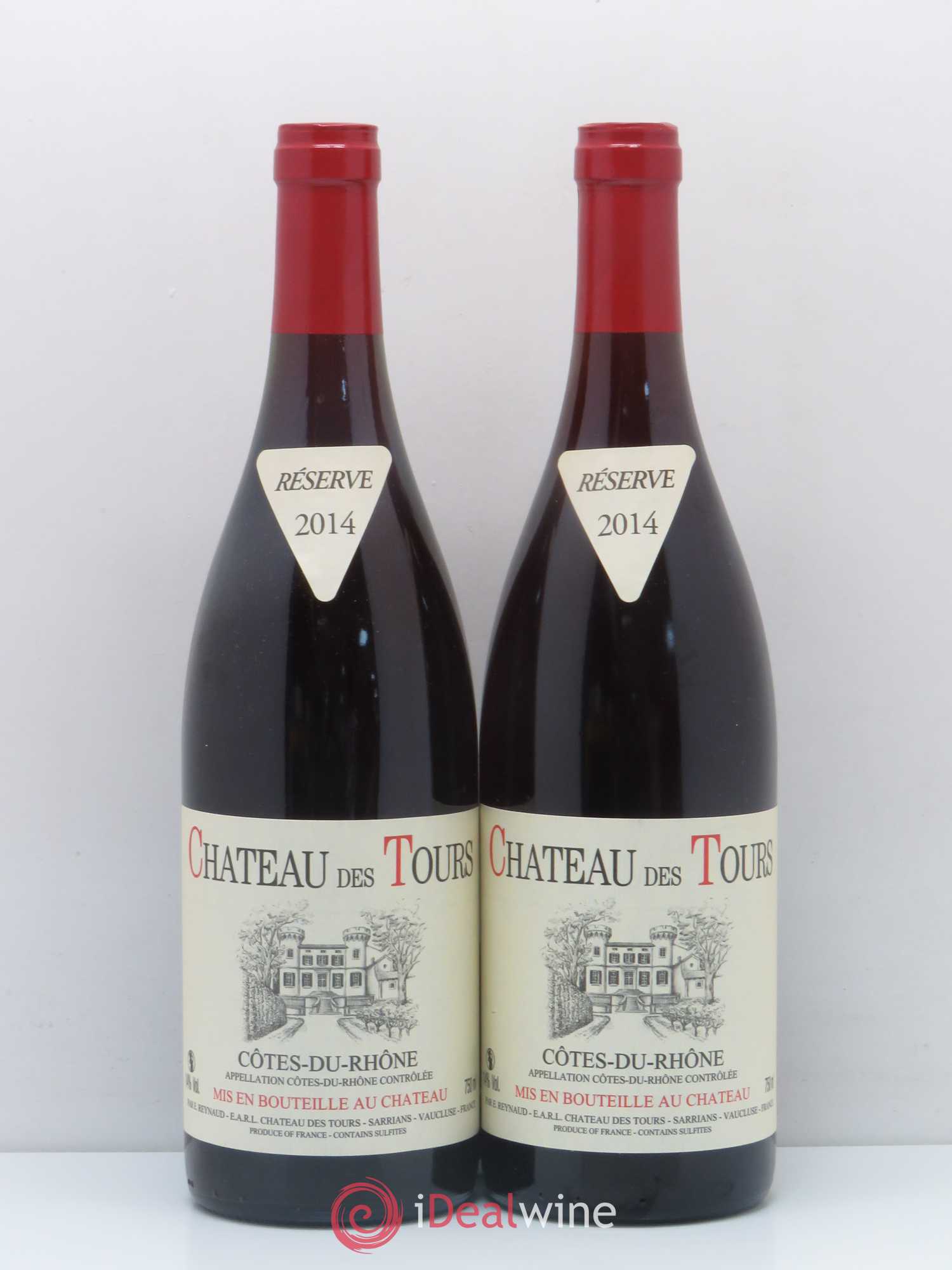 Côtes-du-Rhône Château des Tours Emmanuel Reynaud 2014 - Lot de 2 bouteilles - 0