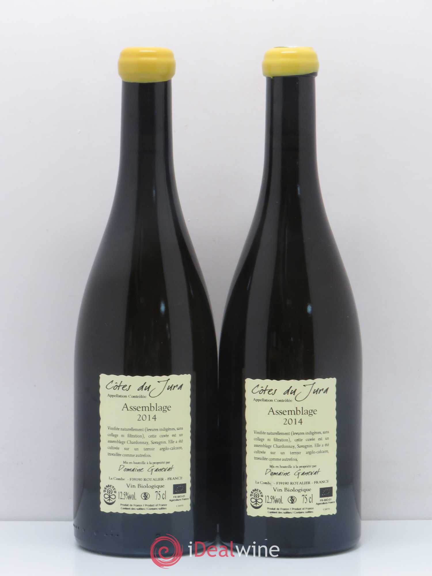 Côtes du Jura Cuvée Orégane Jean-François Ganevat (Domaine) 2014 - Lot de 2 bouteilles - 1
