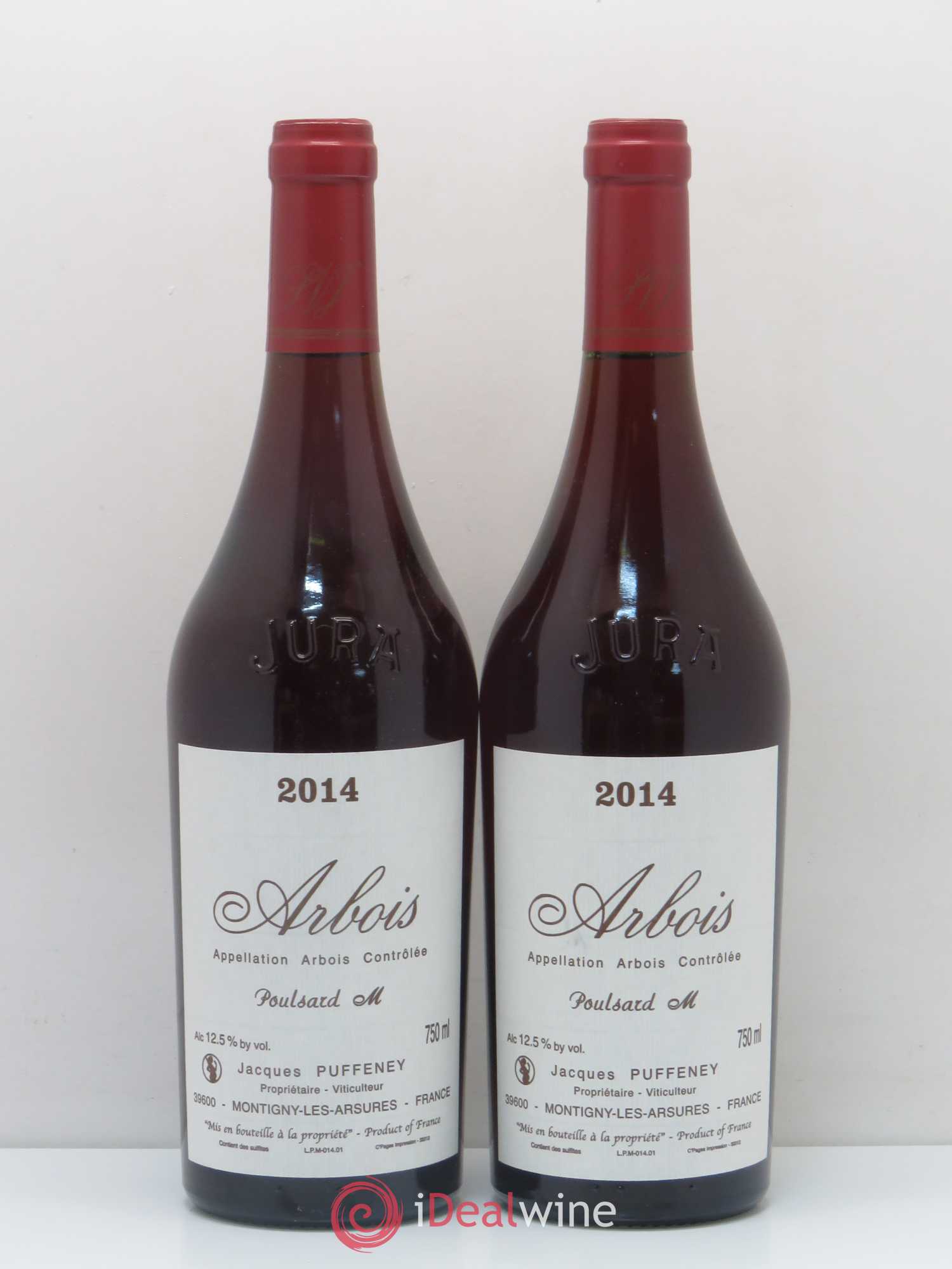 Arbois Poulsard M Puffeney 2014 - Posten von 2 Flaschen - 0