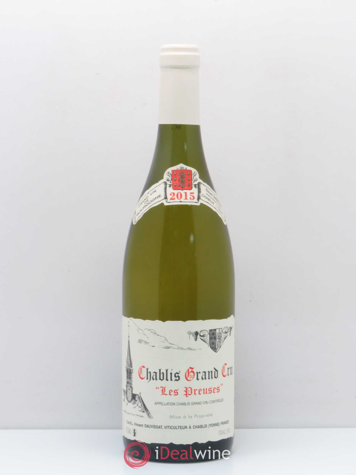 Chablis Grand Cru Les Preuses Vincent Dauvissat (Domaine) 2015 - Lot de 1 bouteille - 0