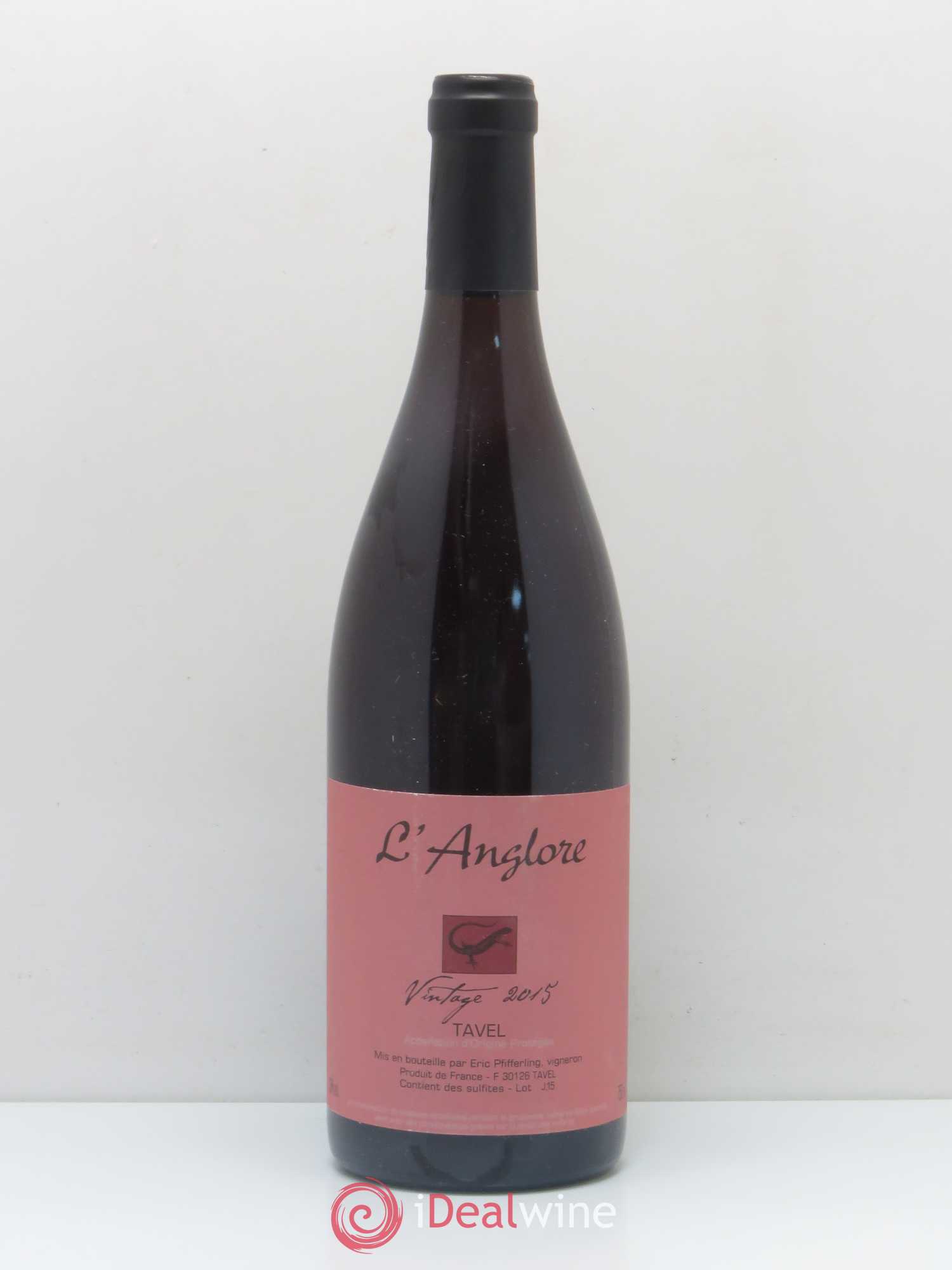 Tavel Vintage Domaine L'Anglore 2015 - Posten von 1 Flasche - 0