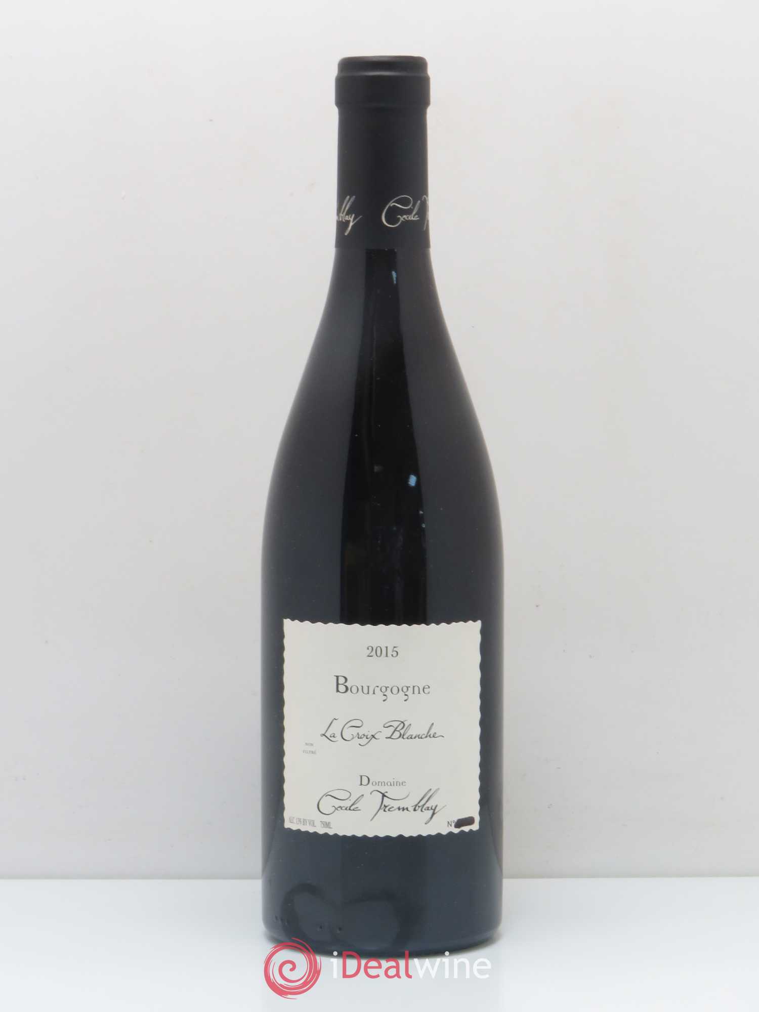 Bourgogne Croix Blanche Tremblay 2015 - Lot de 1 bouteille - 0