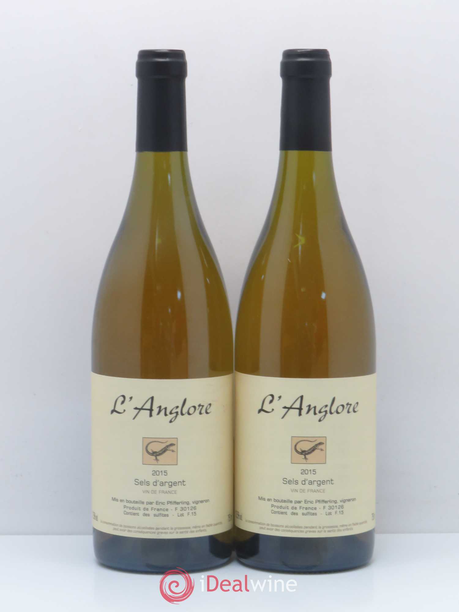 Vin de France Sel d'Argent Domaine L'Anglore 2015 - Posten von 2 Flaschen - 0