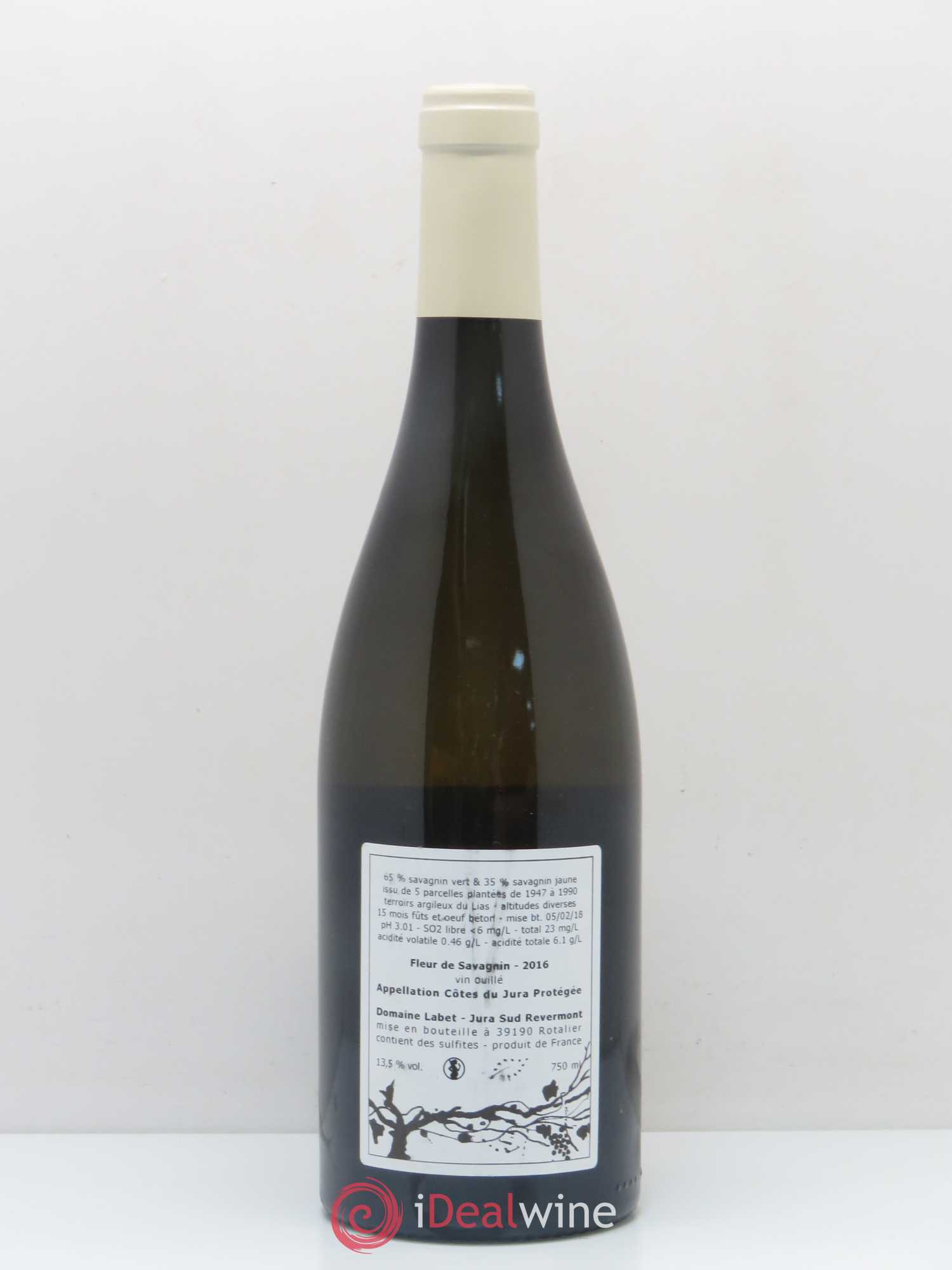 Côtes du Jura Fleur de Savagnin Labet 2016 - Posten von 1 Flasche - 1