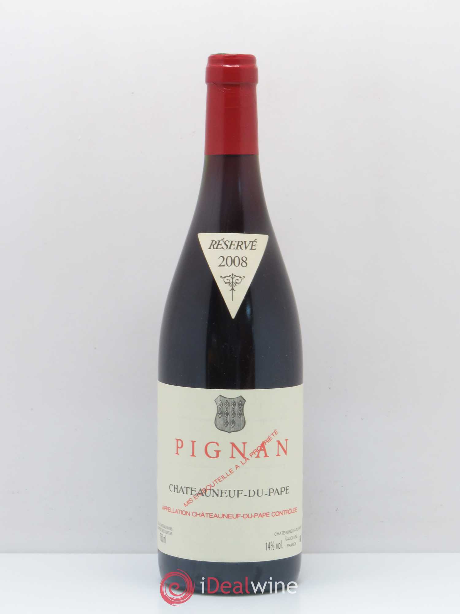Châteauneuf-du-Pape Pignan Emmanuel Reynaud 2008 - Lot de 1 bouteille - 0