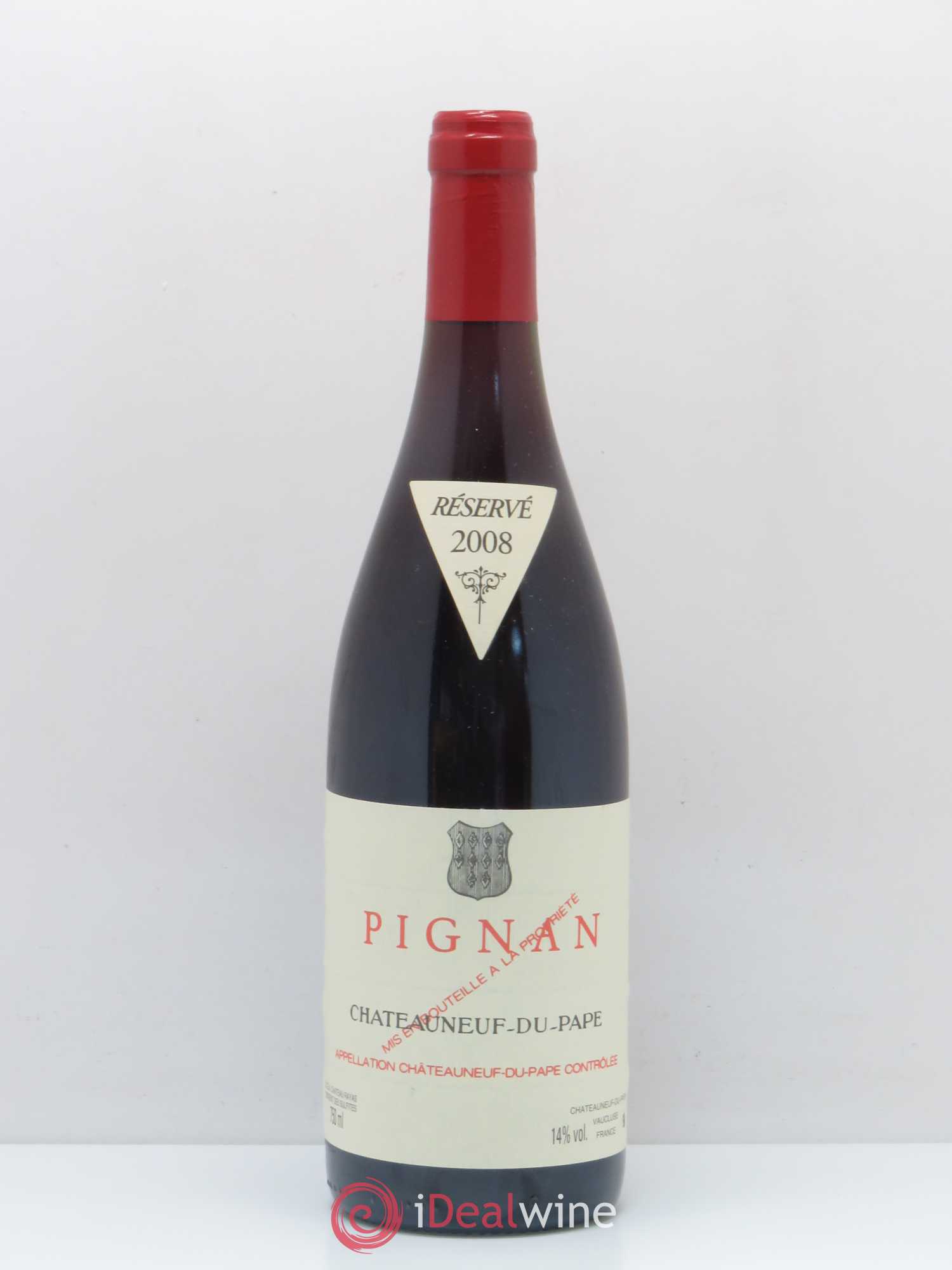 Châteauneuf-du-Pape Pignan Emmanuel Reynaud 2008 - Lot de 1 bouteille - 0