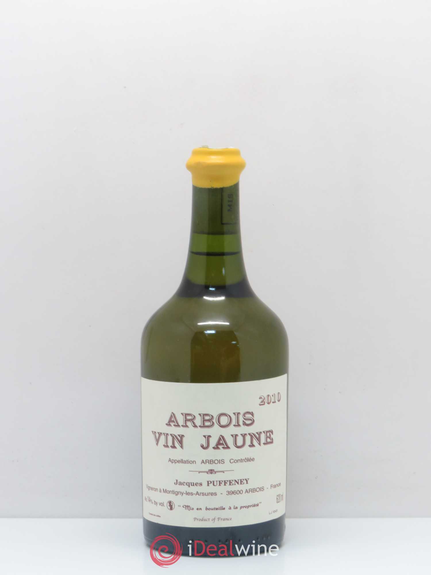 Arbois Vin Jaune Jacques Puffeney 2010 - Lot de 1 bouteille - 0