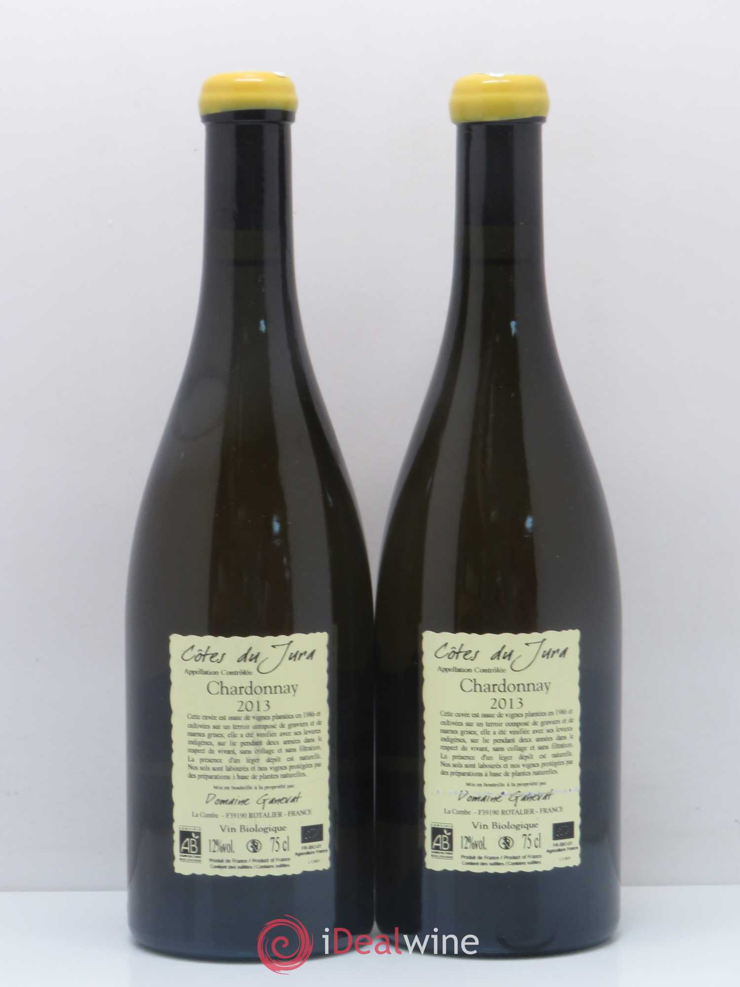 Côtes du Jura Cuvée Florine Jean-François Ganevat (Domaine) 2013 - Lot de 2 bouteilles - 1