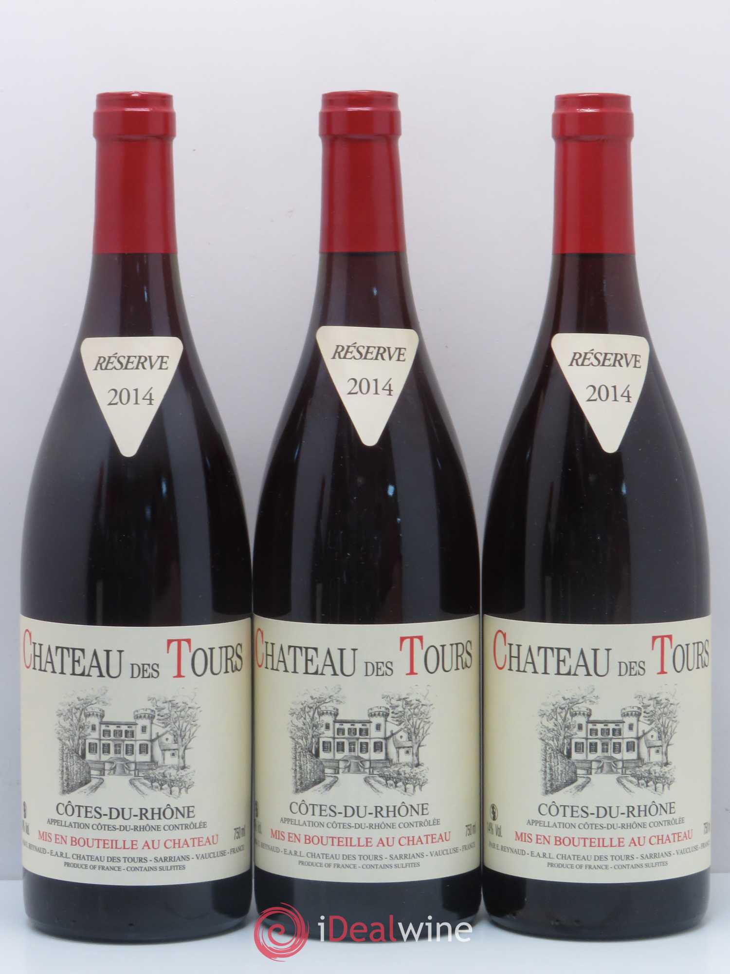 Côtes-du-Rhône Château des Tours Emmanuel Reynaud 2014 - Lot de 6 bouteilles - 1