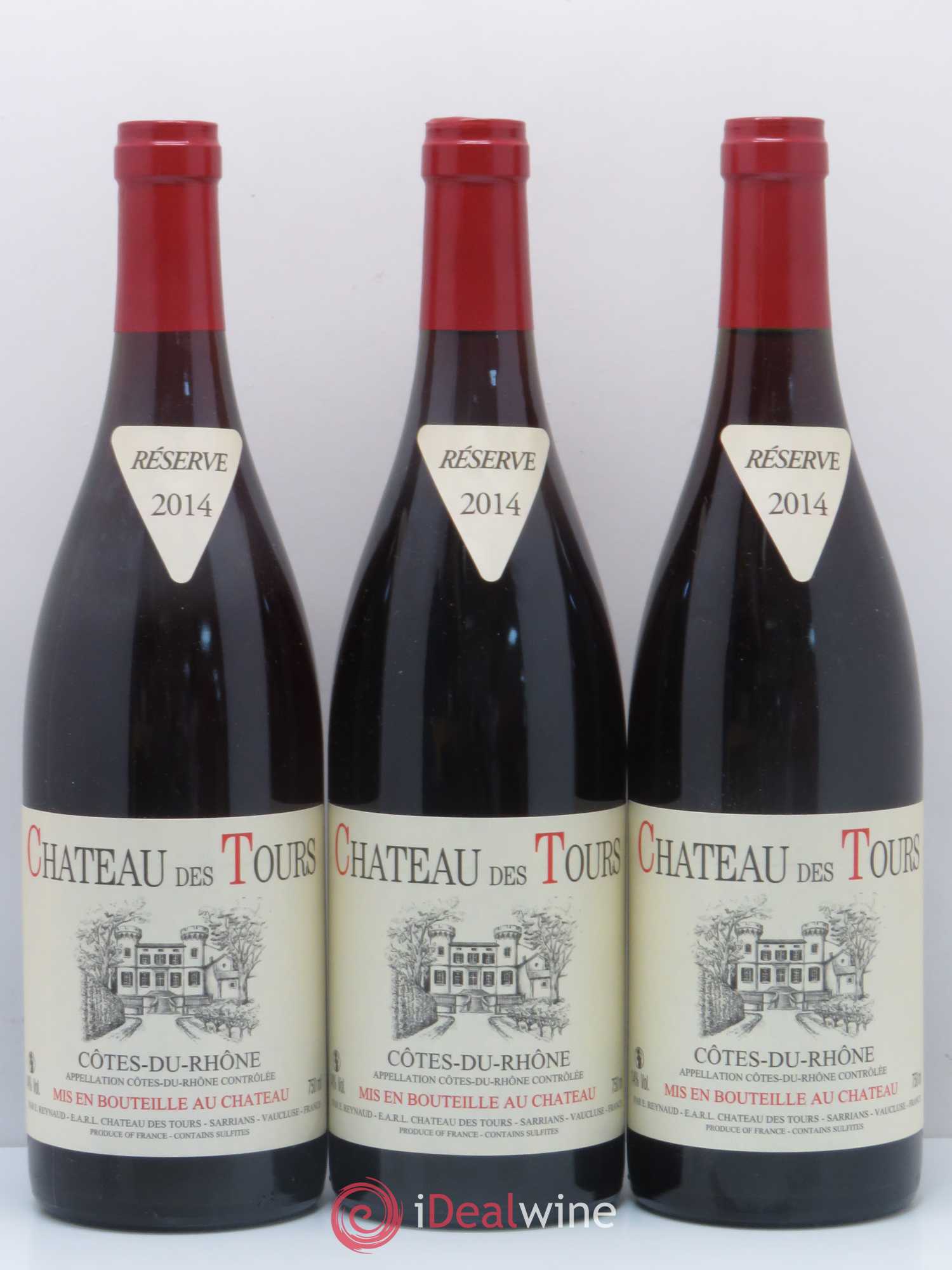 Côtes-du-Rhône Château des Tours Emmanuel Reynaud 2014 - Lot de 6 bouteilles - 2