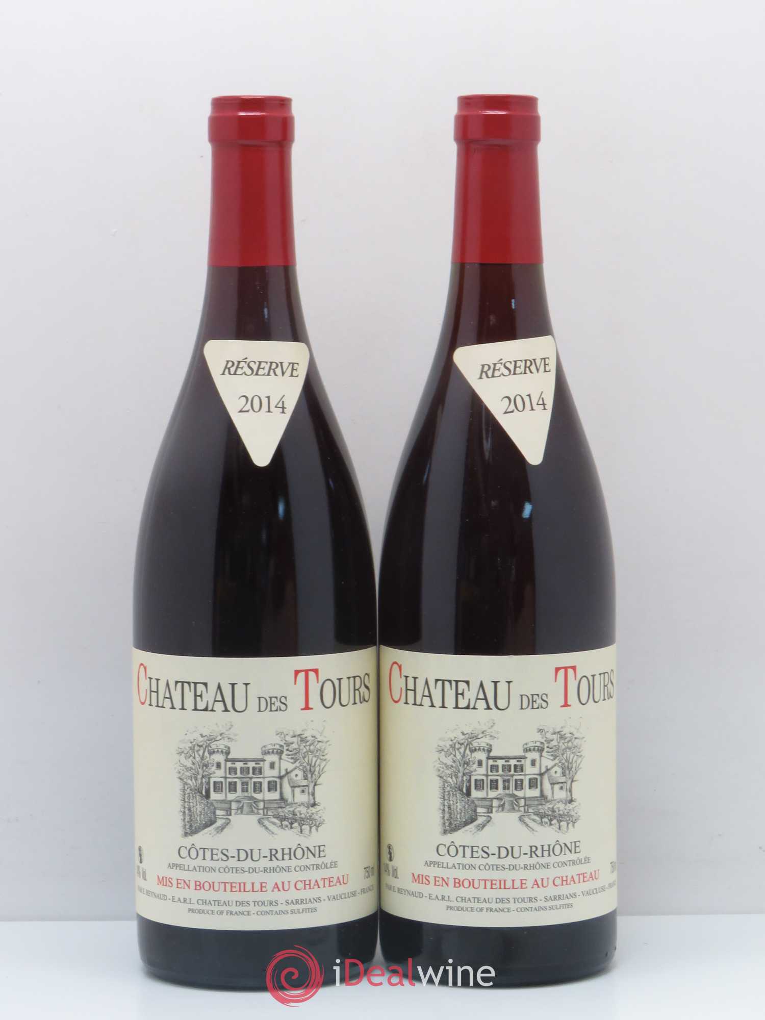 Côtes-du-Rhône Château des Tours Emmanuel Reynaud 2014 - Lot de 2 bouteilles - 0