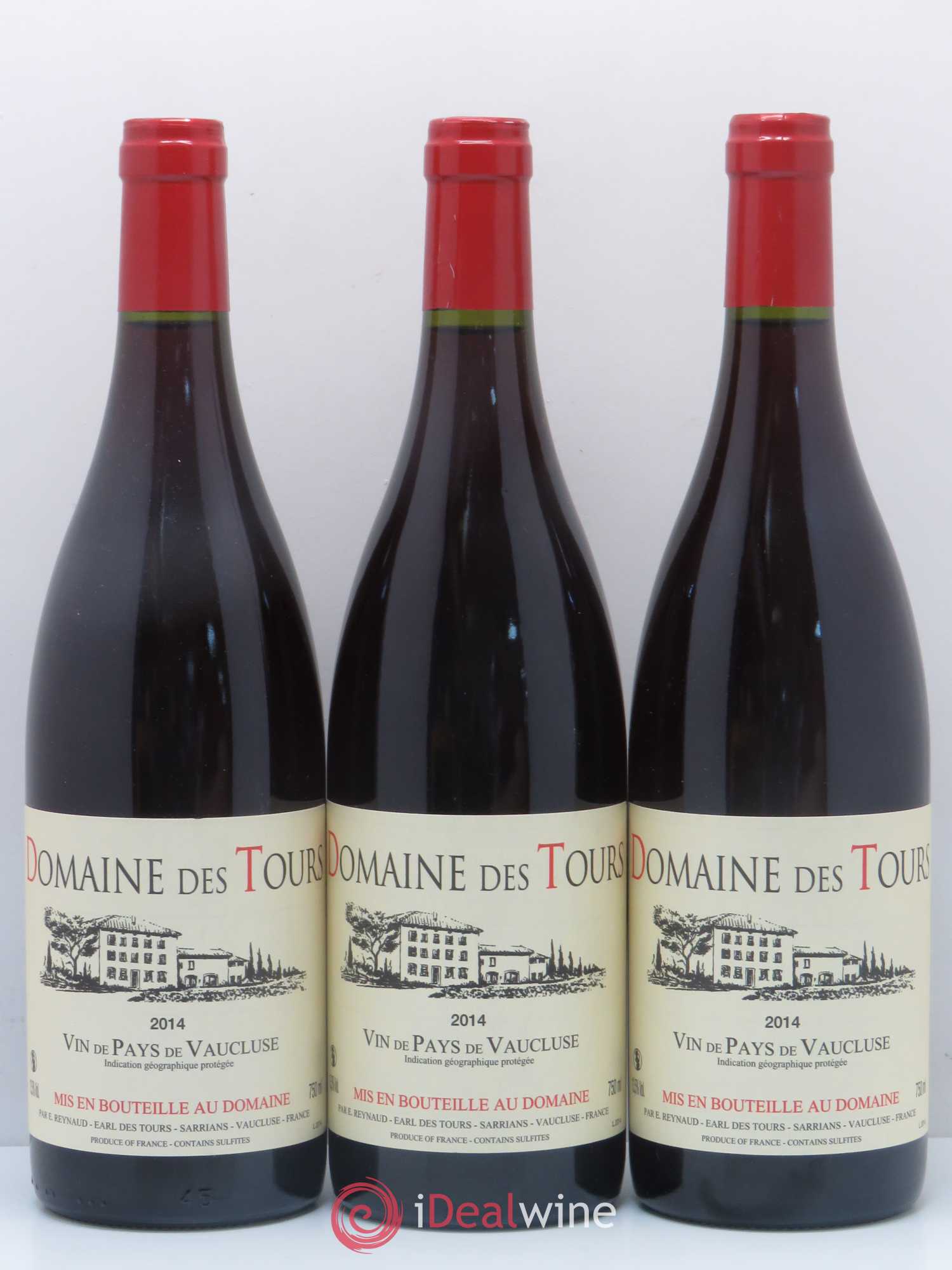 Vaucluse (Vin de Pays de Vaucluse) Domaine des Tours Emmanuel Reynaud 2014 - Lot de 12 bouteilles - 1