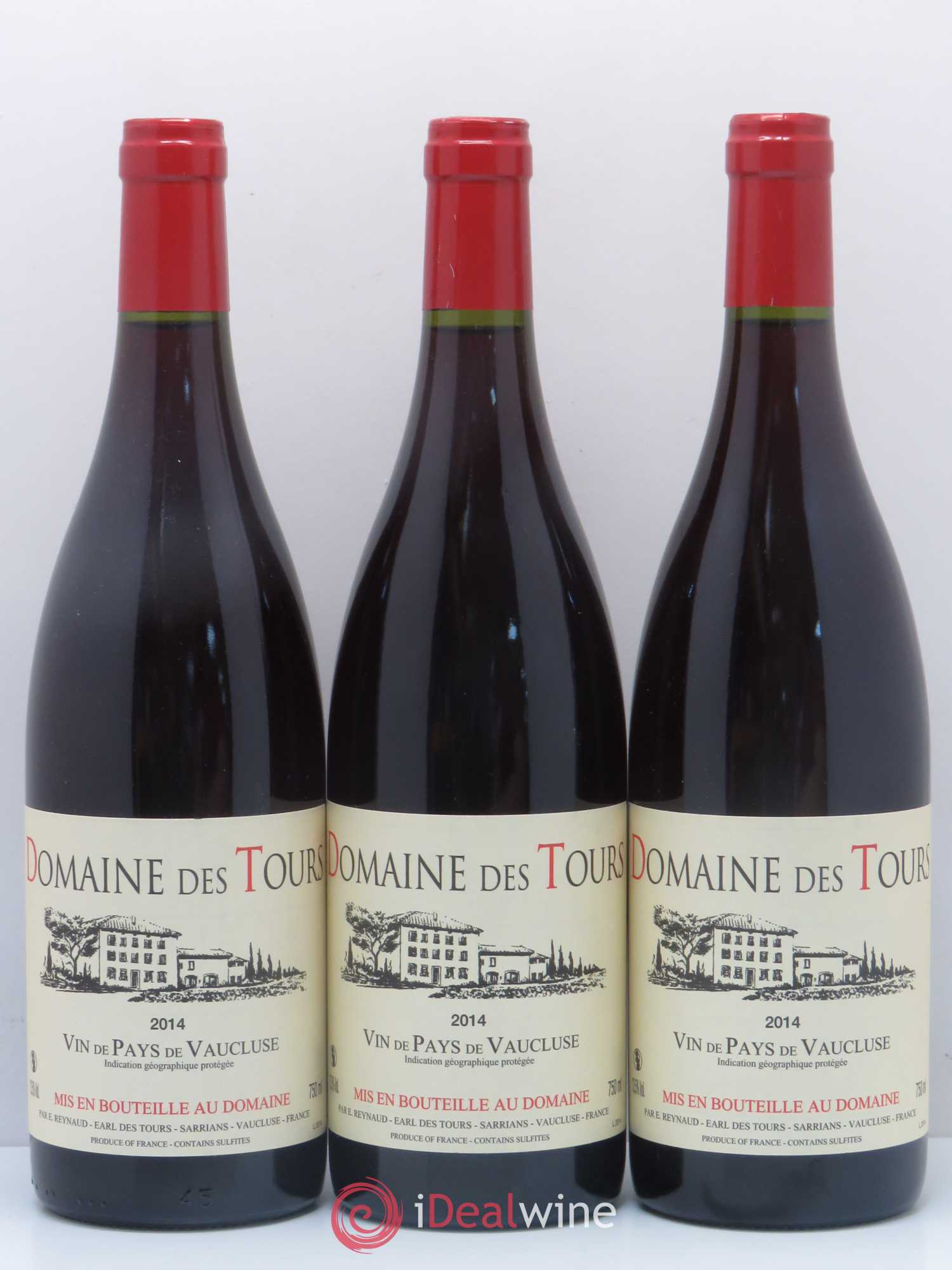 Vaucluse (Vin de Pays de Vaucluse) Domaine des Tours Emmanuel Reynaud 2014 - Lot de 12 bouteilles - 2
