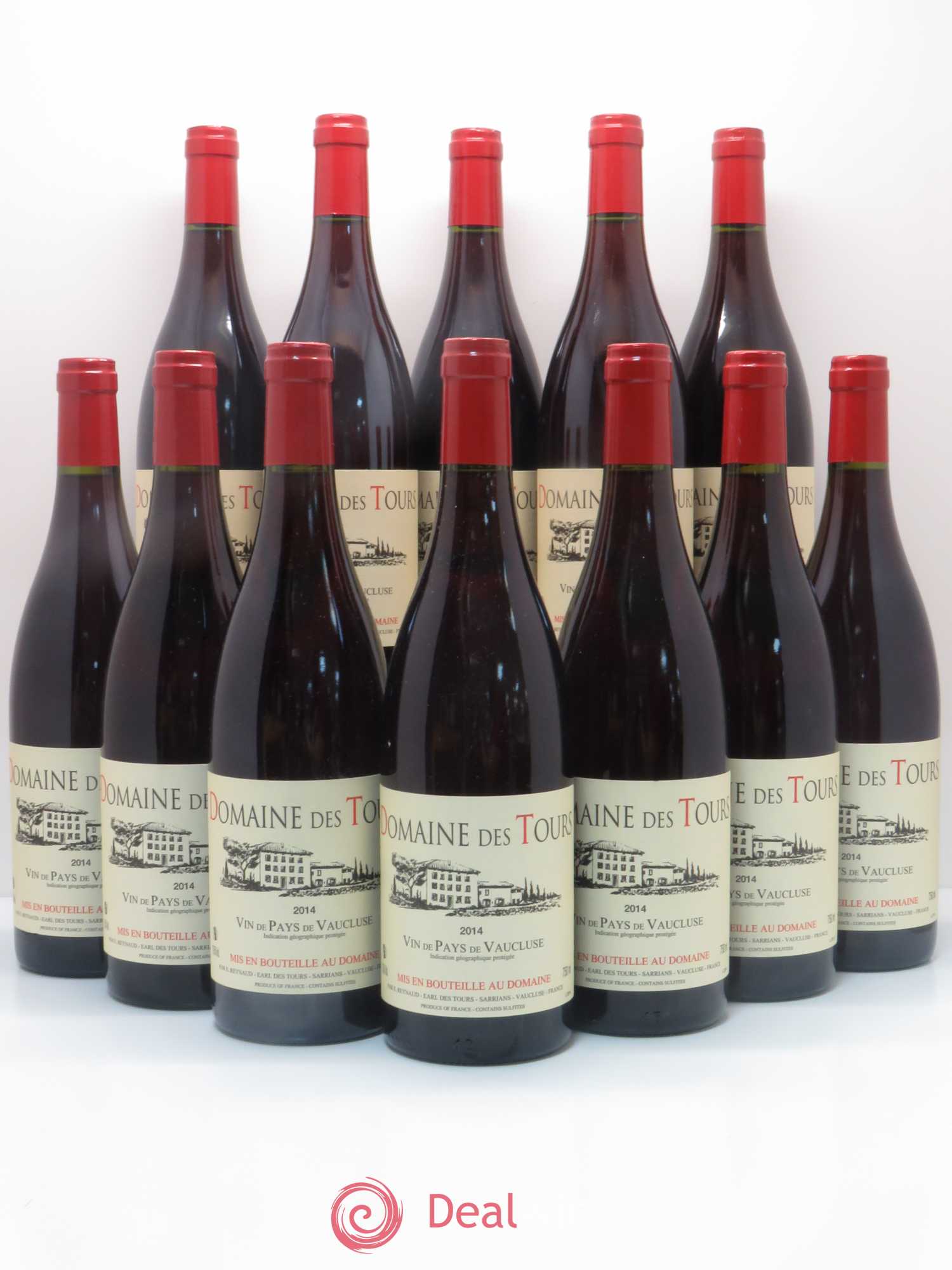 Vaucluse (Vin de Pays de Vaucluse) Domaine des Tours Emmanuel Reynaud 2014 - Lot de 12 bouteilles - 0