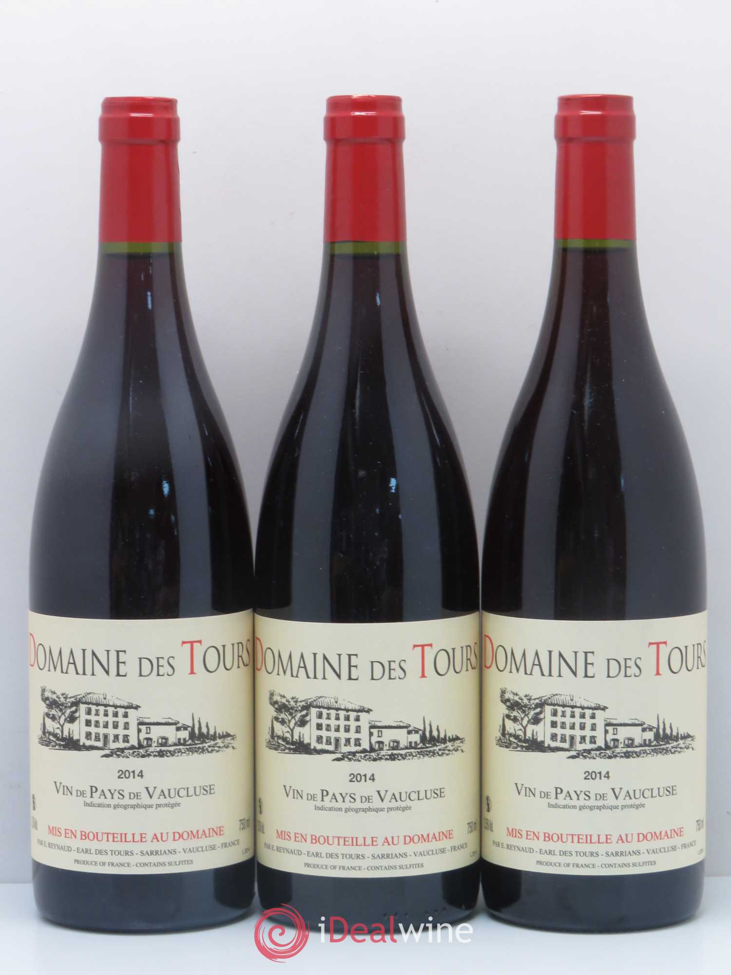 Vaucluse (Vin de Pays de Vaucluse) Domaine des Tours Emmanuel Reynaud 2014 - Lot de 6 bouteilles - 1