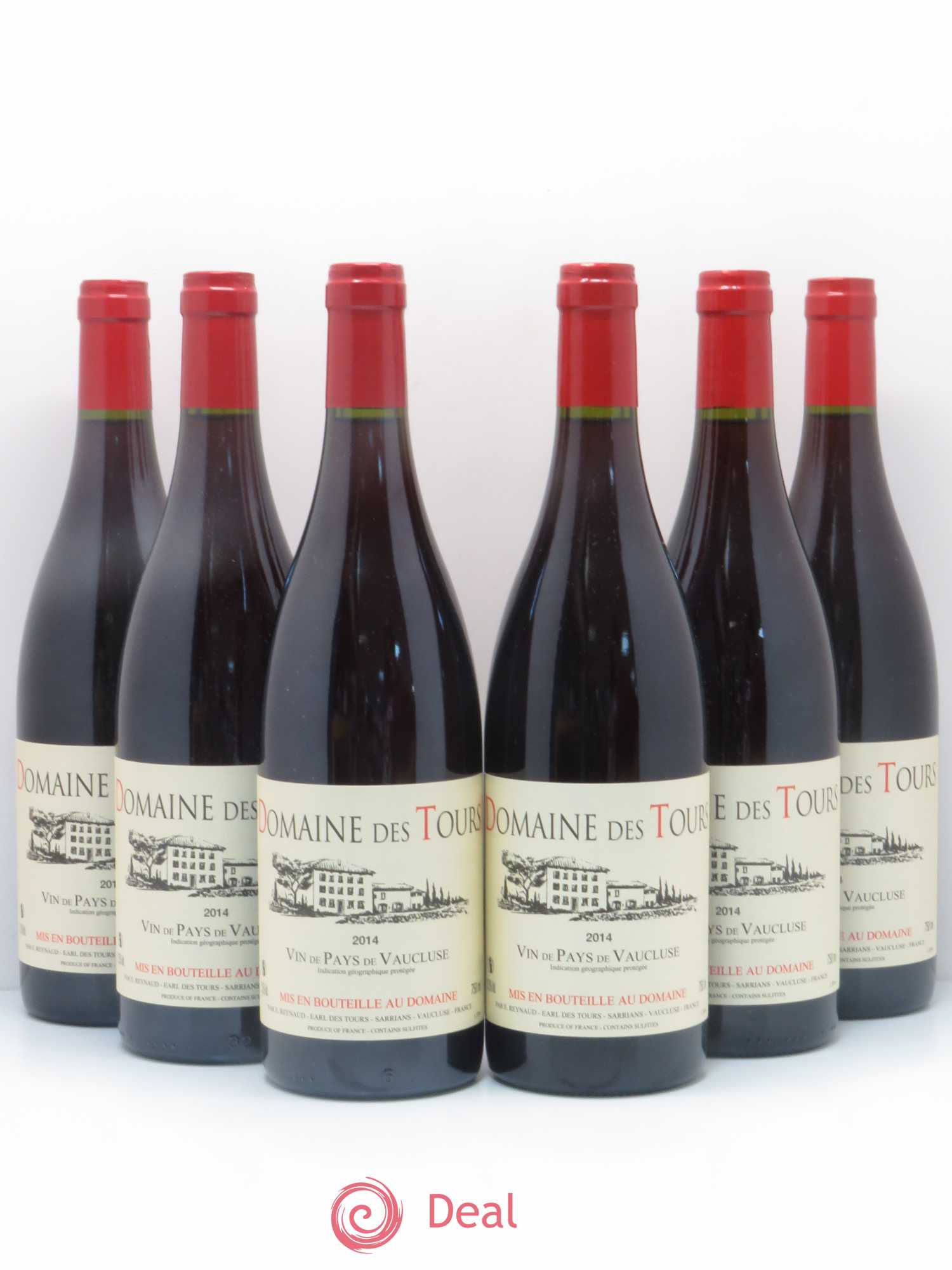 Vaucluse (Vin de Pays de Vaucluse) Domaine des Tours Emmanuel Reynaud 2014 - Lot de 6 bouteilles - 0