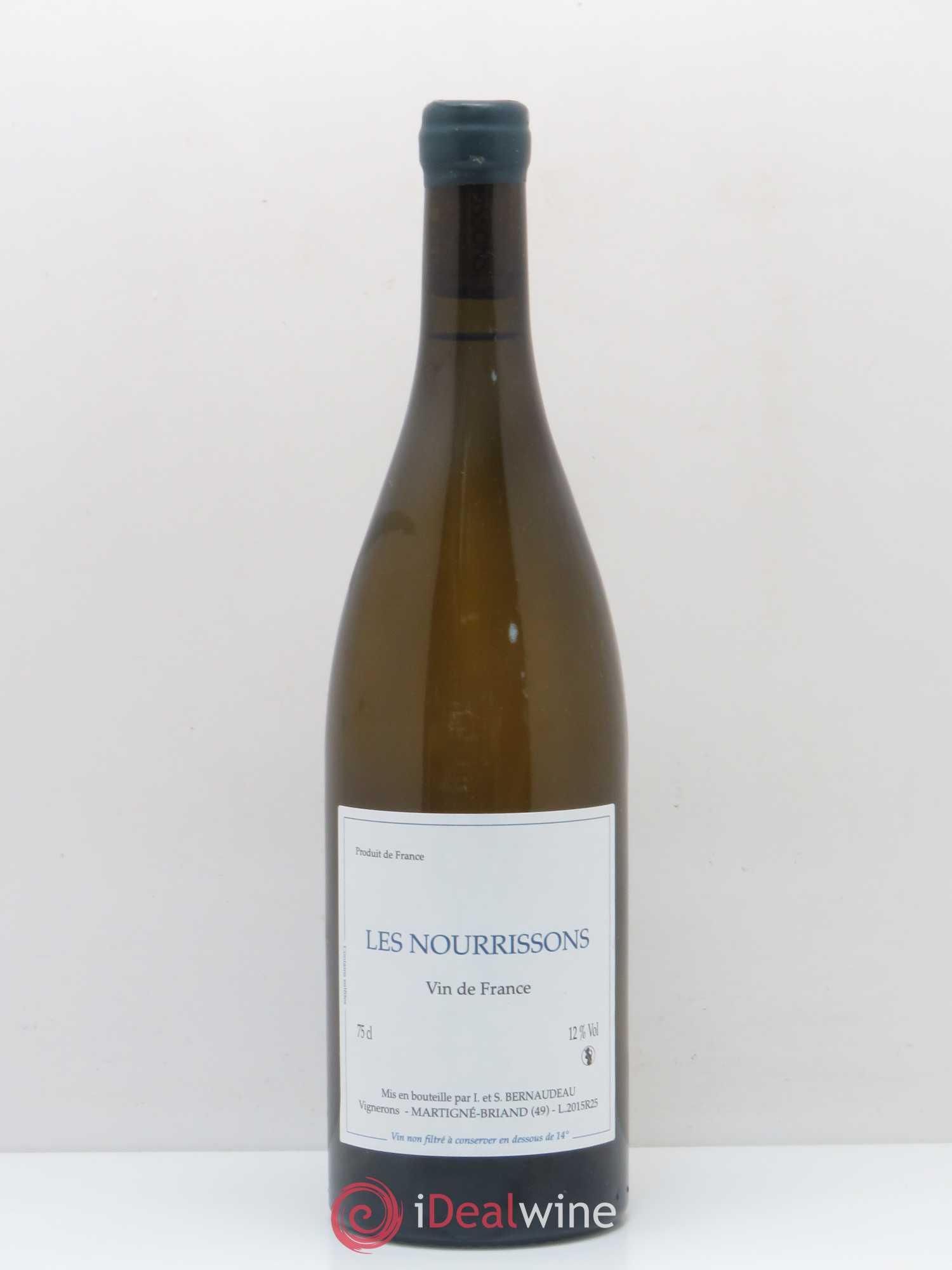 Vin de France Les Nourrissons Stéphane Bernaudeau 2015 - Lot de 1 bouteille - 0