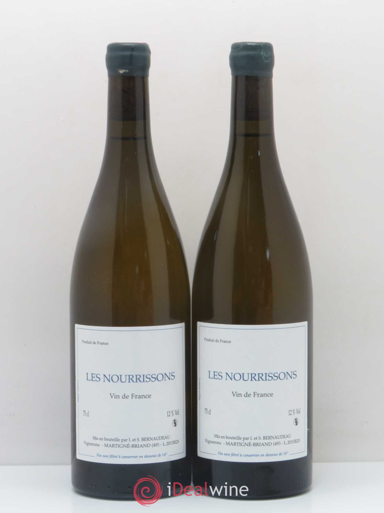 Vin de France Les Nourrissons Stéphane Bernaudeau 2015 - Lot de 2 bouteilles - 0