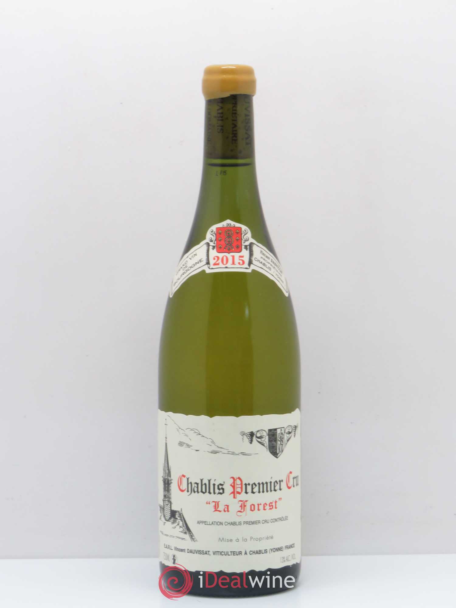 Chablis 1er Cru La Forest Vincent Dauvissat (Domaine) 2015 - Lot de 1 bouteille - 0