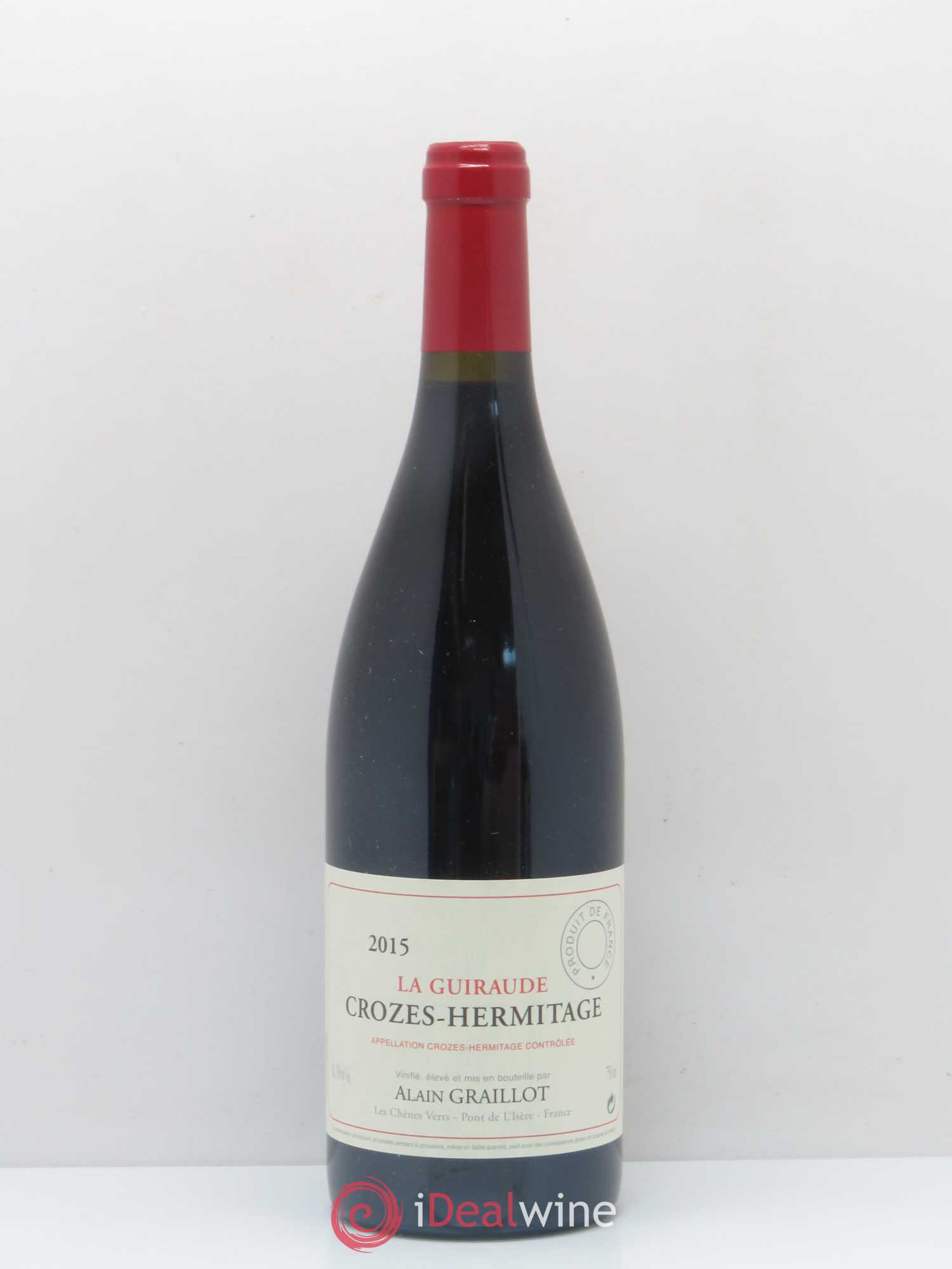 Crozes-Hermitage La Guiraude Domaine Graillot 2015 - Lot de 1 bouteille - 0