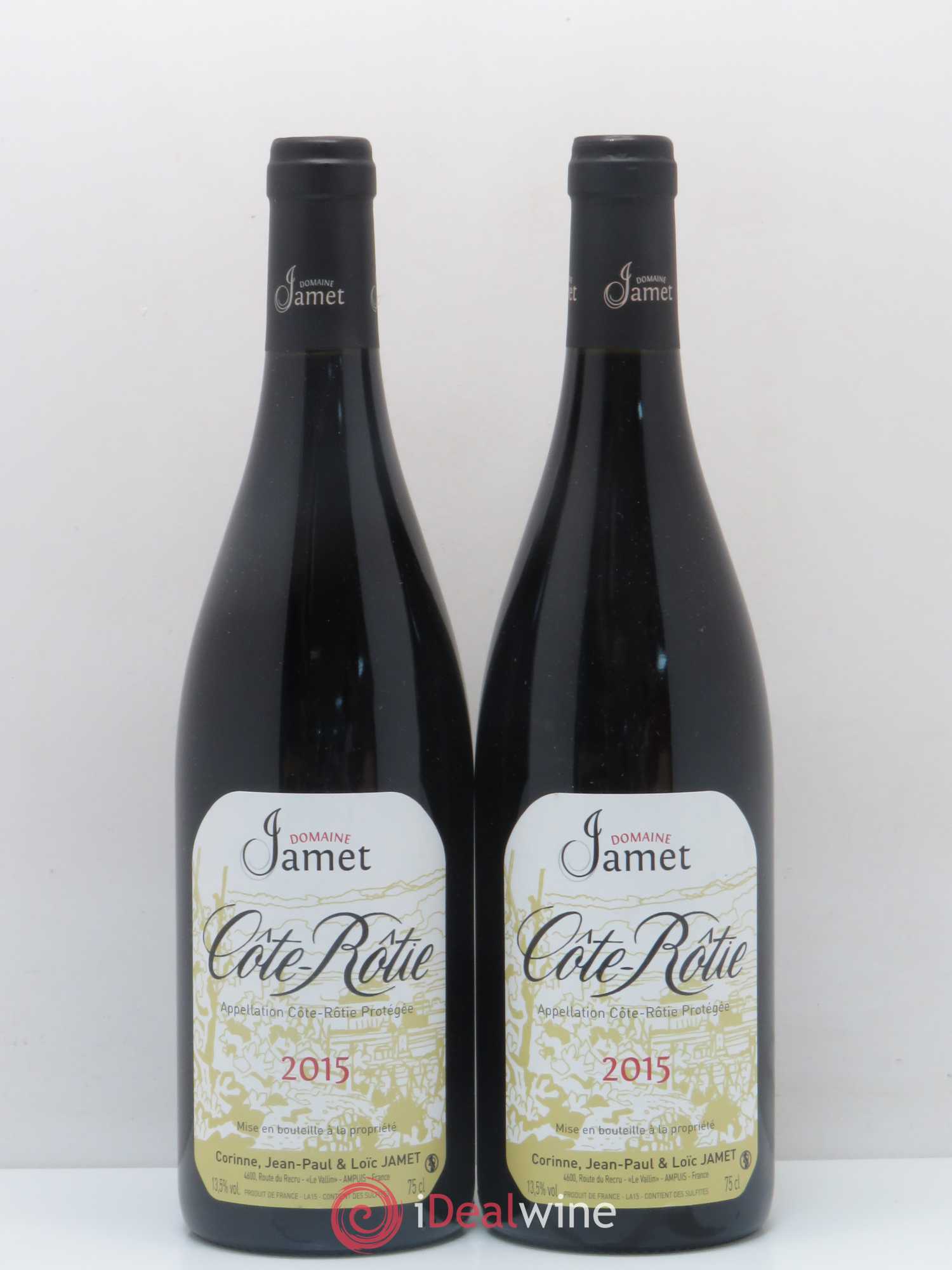 Côte-Rôtie Jamet (Domaine) 2015 - Lot de 2 bouteilles - 0