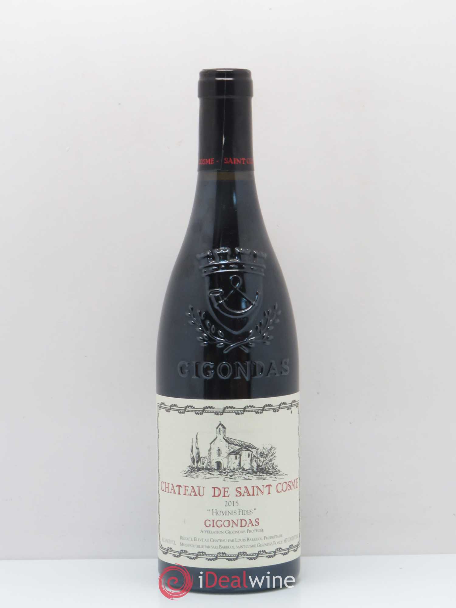 Gigondas Hominis Fides Saint Cosme 2015 - Lot de 1 bouteille - 0