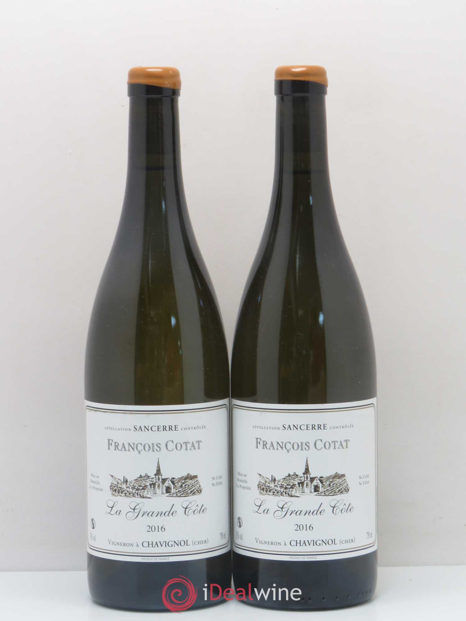 Sancerre La Grande Côte François Cotat 2016 - Lot de 2 bouteilles - 0