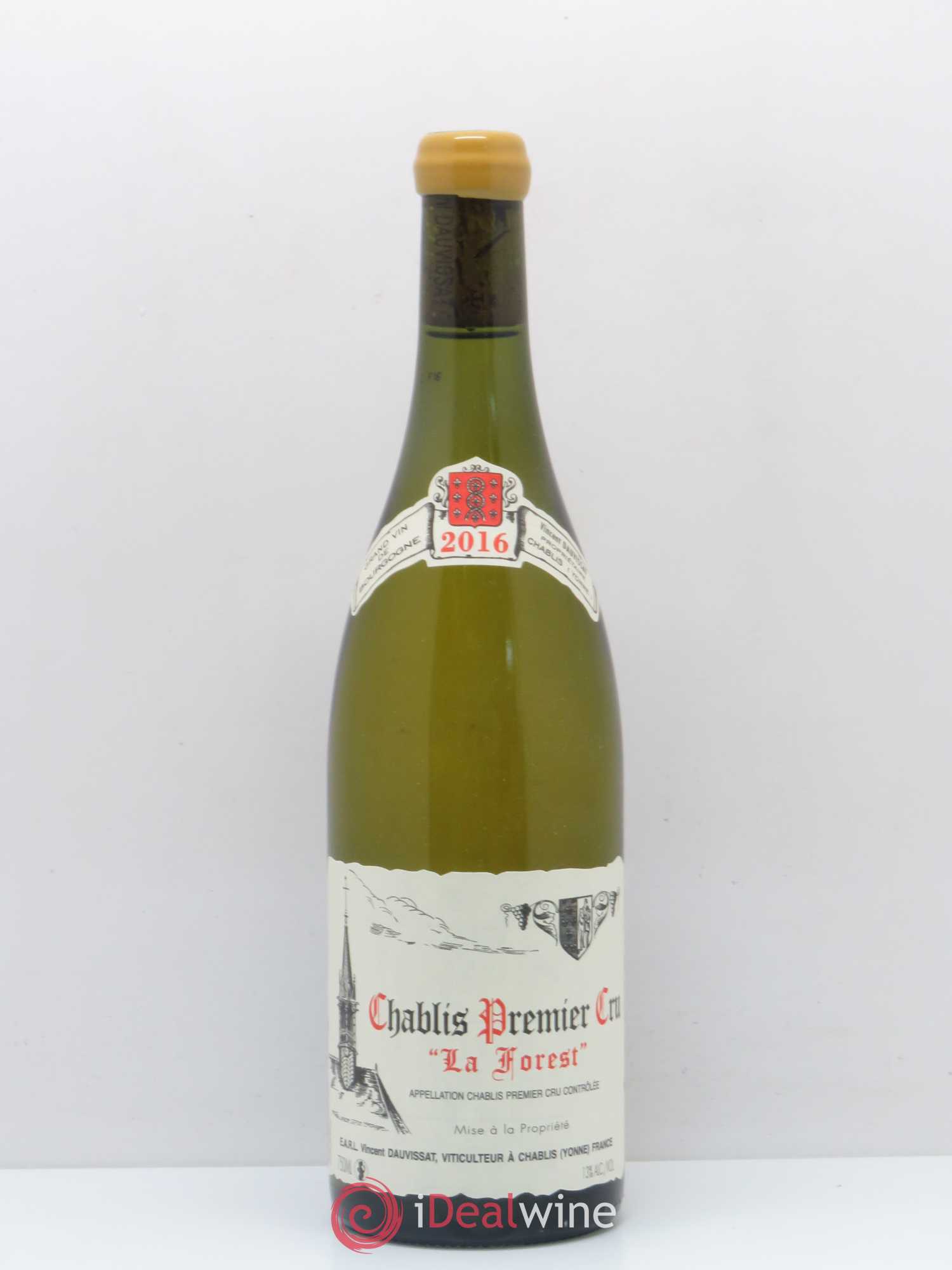 Chablis 1er Cru La Forest Vincent Dauvissat (Domaine) 2016 - Lot de 1 bouteille - 0