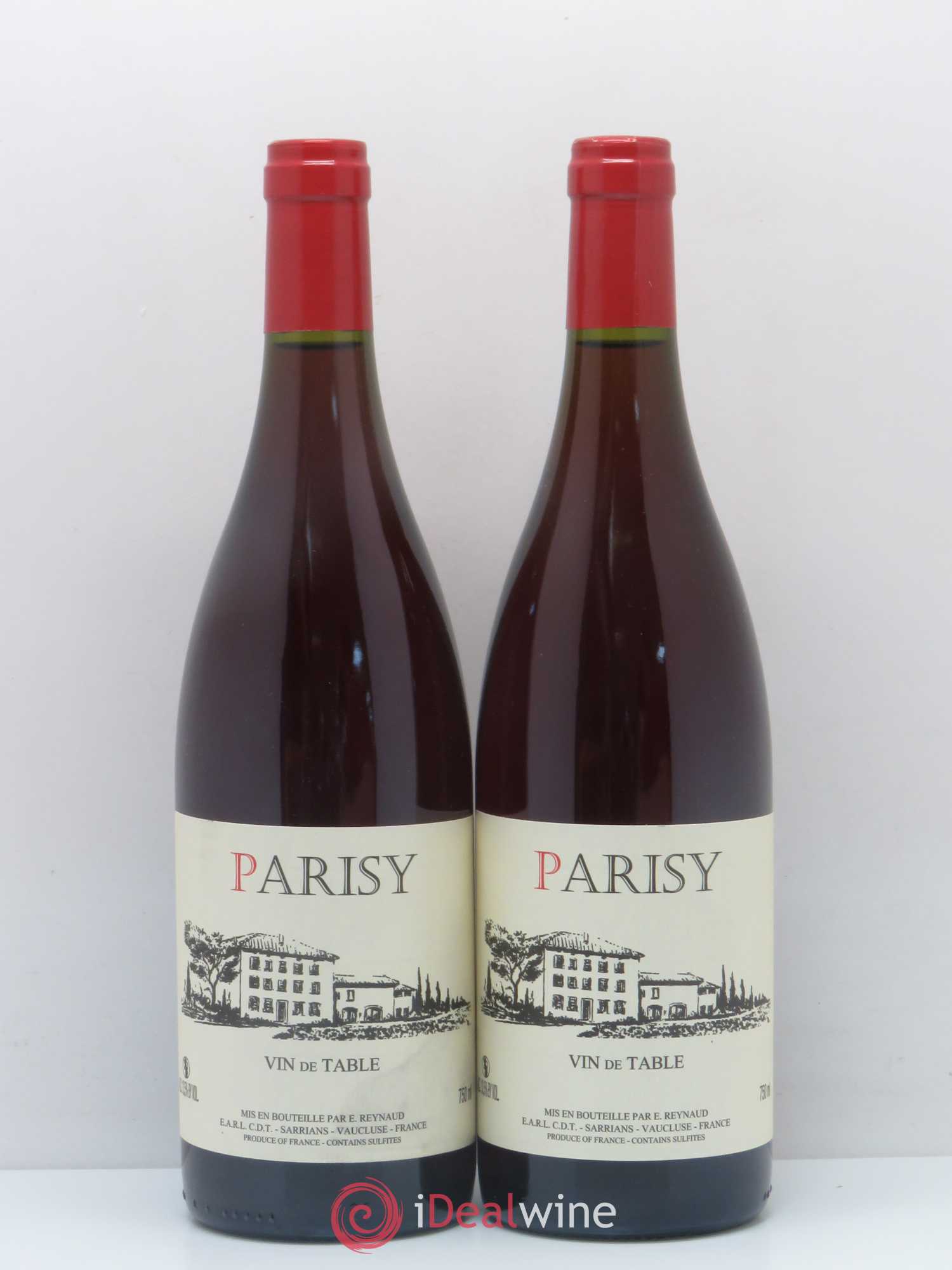 Vin de Table Parisy Emmanuel Reynaud - Lot de 2 bouteilles - 0