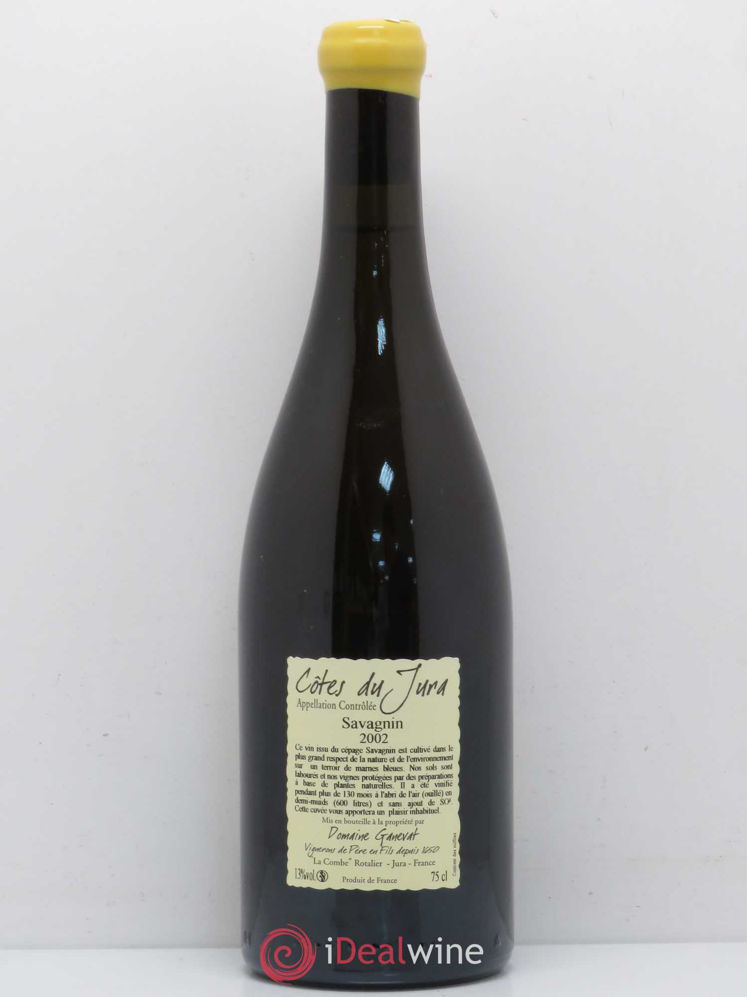 Côtes du Jura Les Vignes de mon Père Jean-François Ganevat (Domaine) 2002 - Lot de 1 bouteille - 1