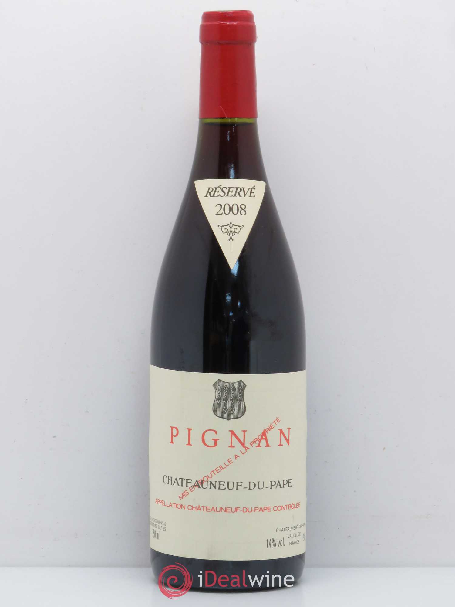 Châteauneuf-du-Pape Pignan Emmanuel Reynaud 2008 - Lot de 1 bouteille - 0