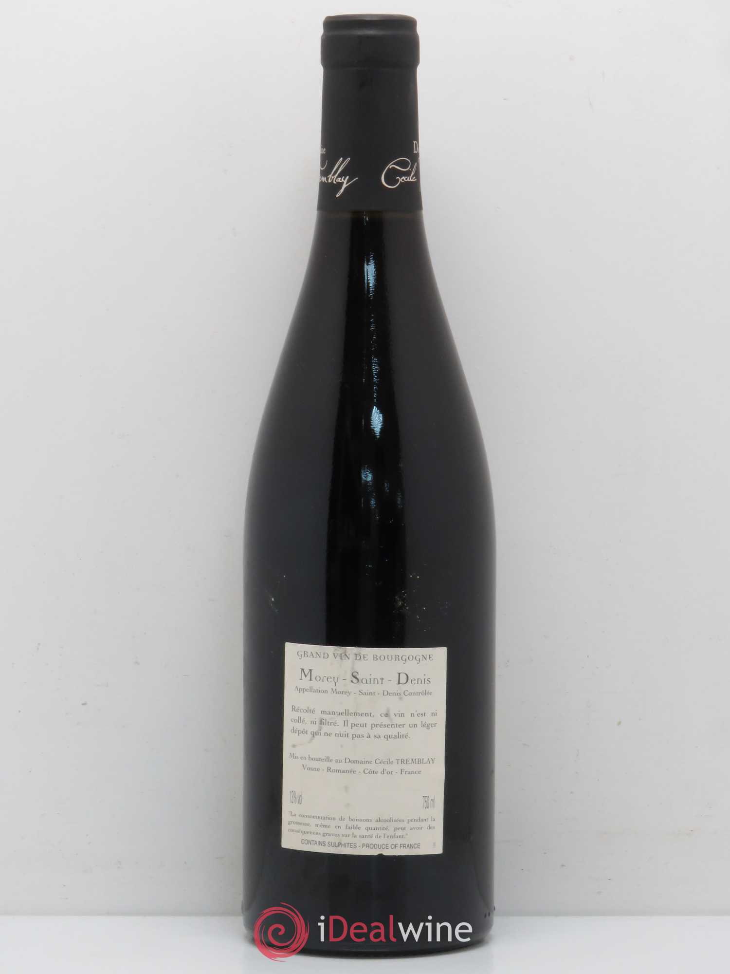Morey-Saint-Denis Très Girard Cécile Tremblay 2010 - Lot de 1 bouteille - 1