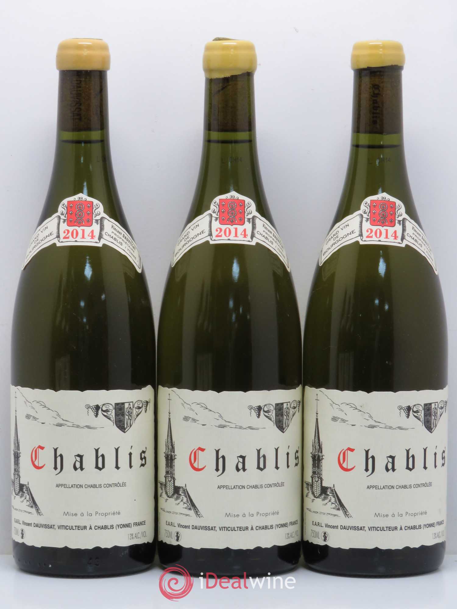 Chablis Vincent Dauvissat (Domaine) 2014 - Lot de 6 bouteilles - 1