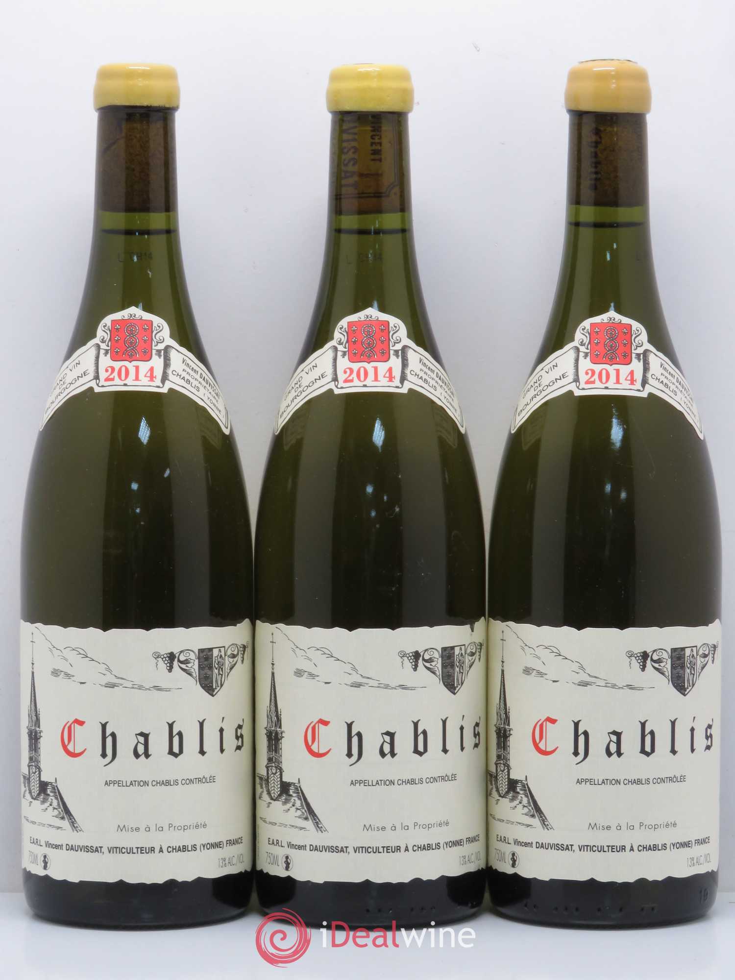 Chablis Vincent Dauvissat (Domaine) 2014 - Lot de 6 bouteilles - 2